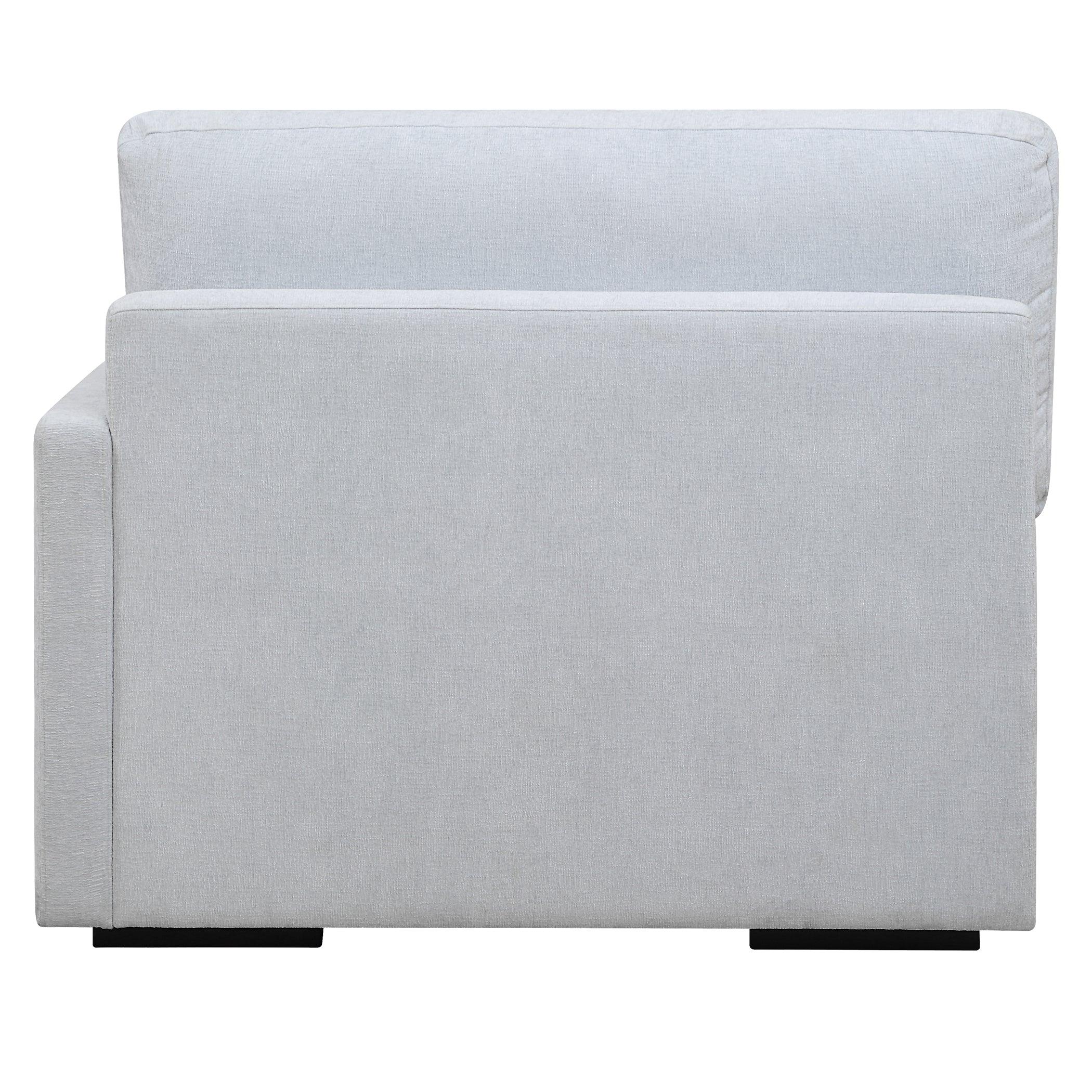 Refuge Cloud Blue Right Arm Facing Sofa - Remutear