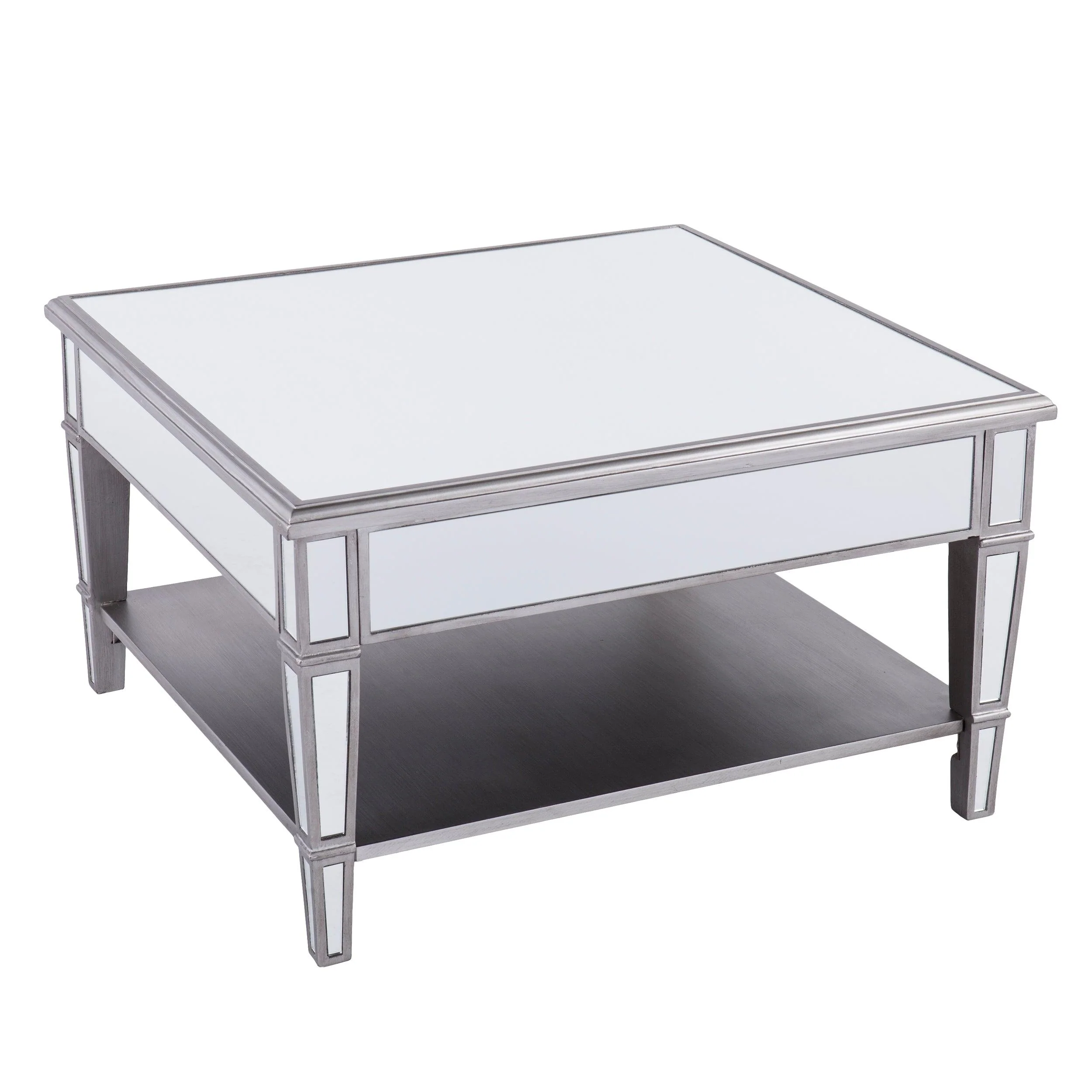 Wedlyn Square Mirrored Coffee Table - Remutear