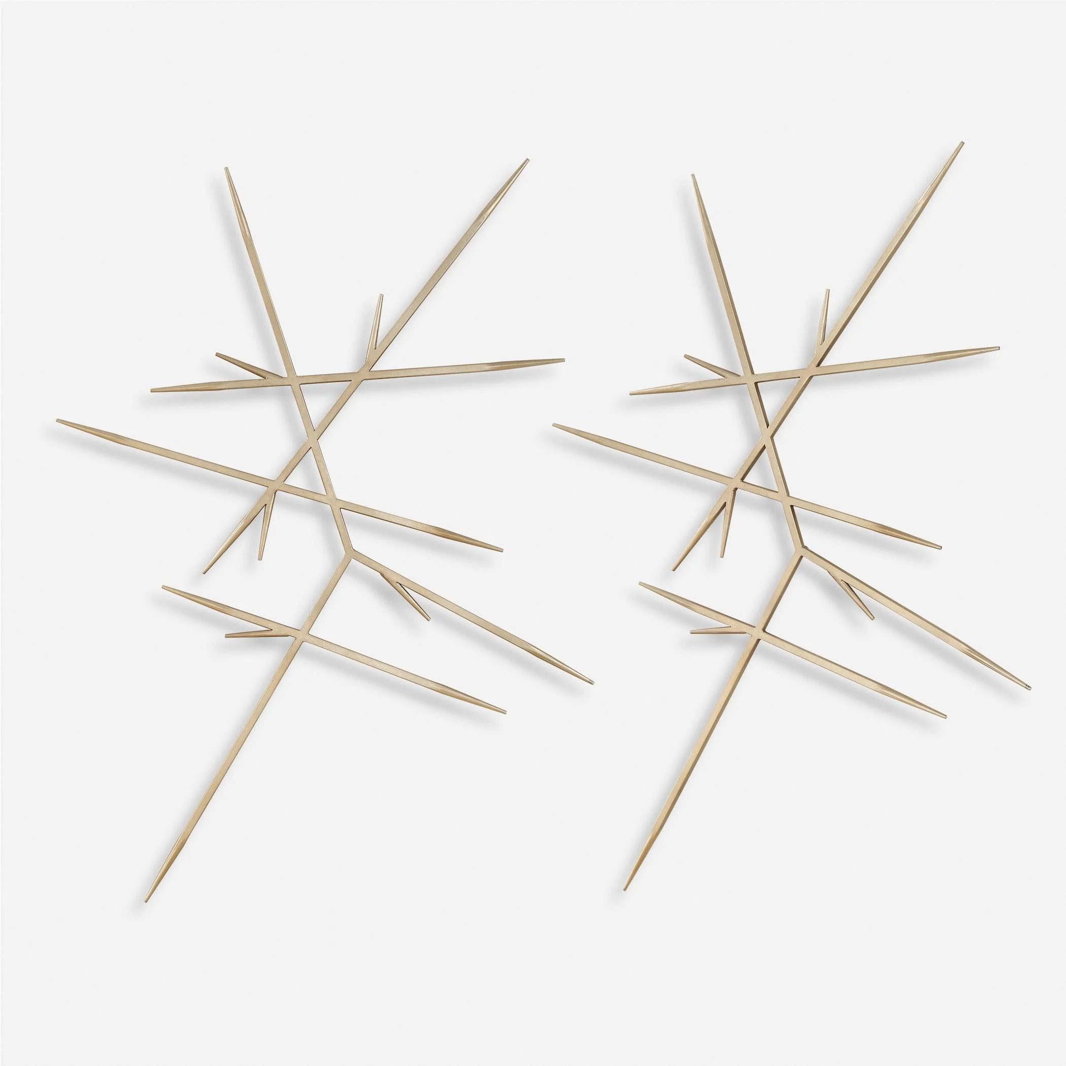 Fireworks Silver Wall Decor, S/2 - Remutear