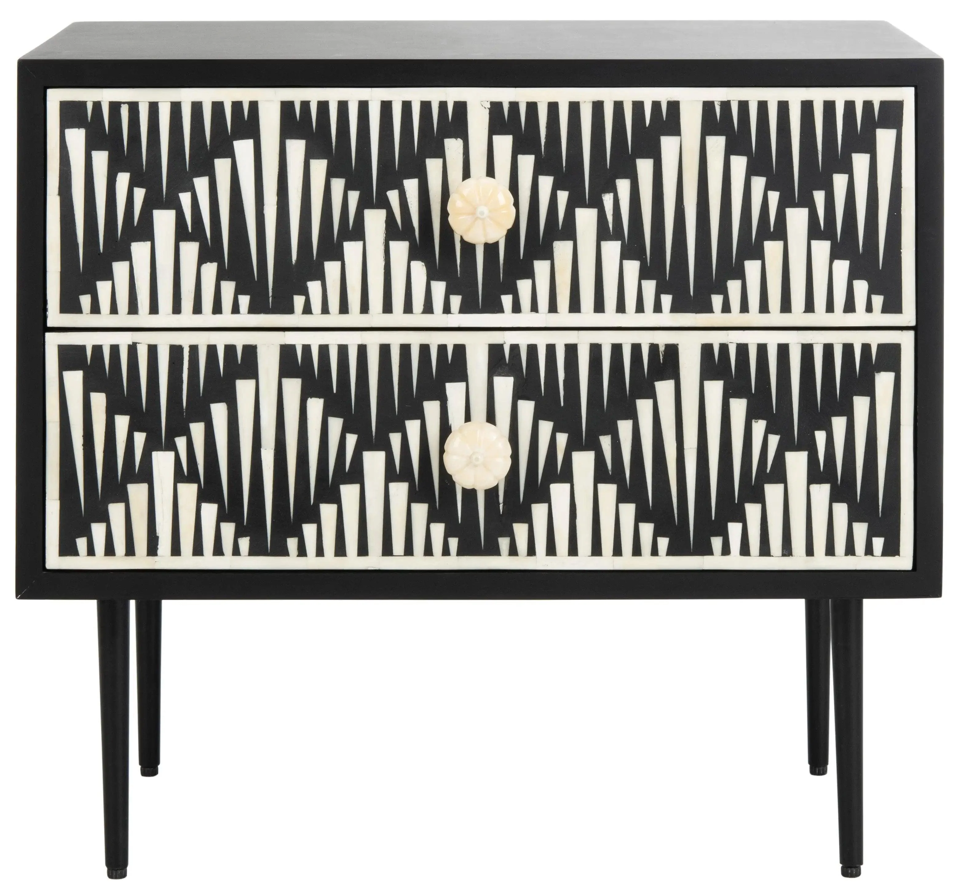 TESSIE BONE INLAY NIGHTSTAND - Remutear