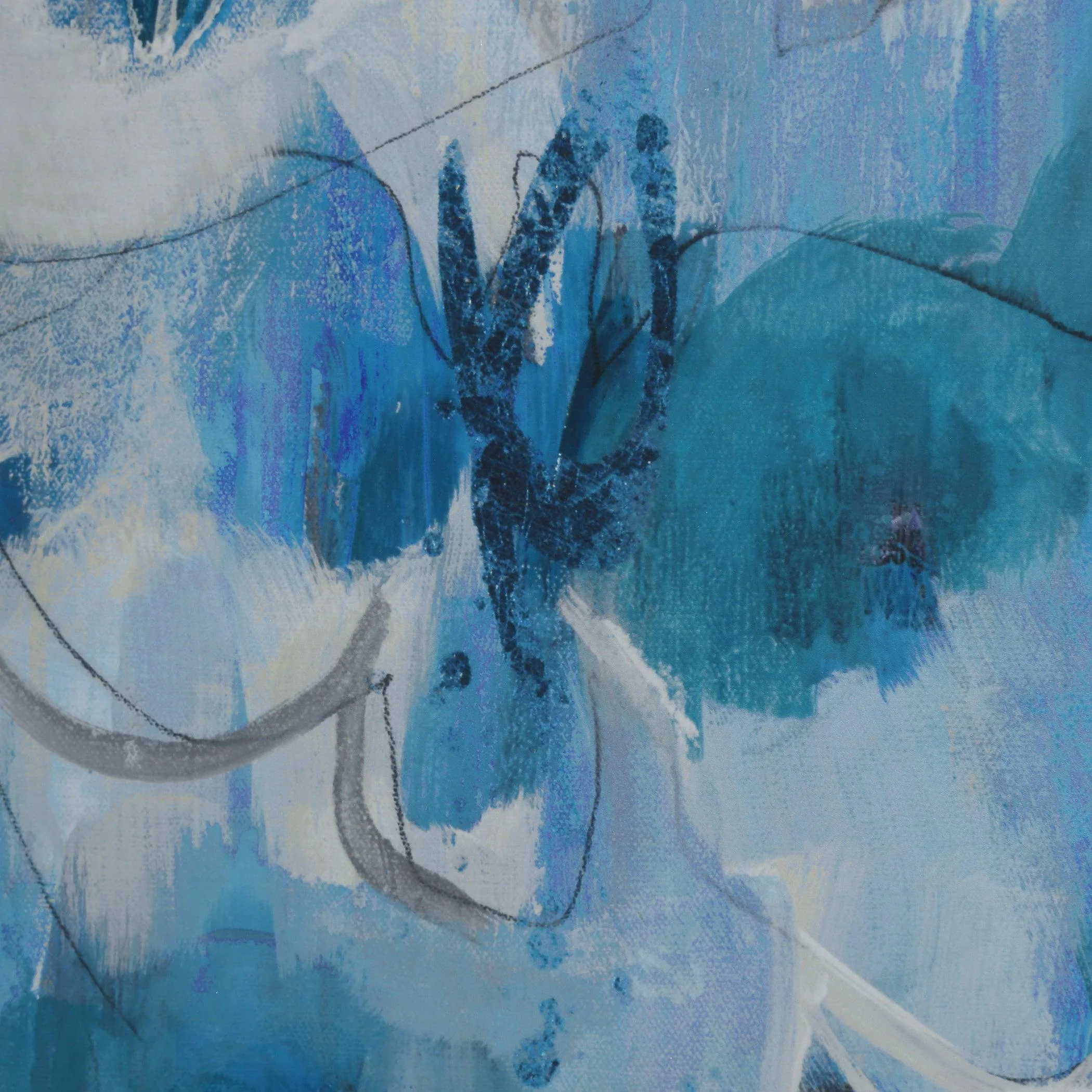 Fresh Start Blue Abstract Prints, S/6 - Remutear