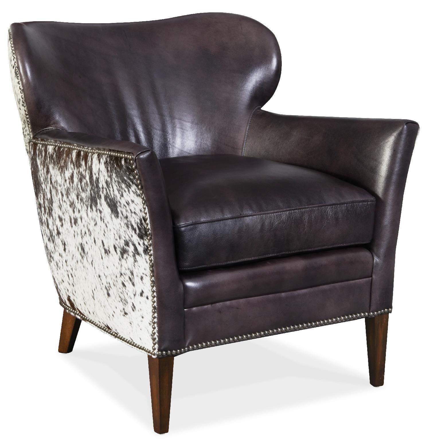 Kato Leather Club Chair with Salt Pepper HOH - Remutear