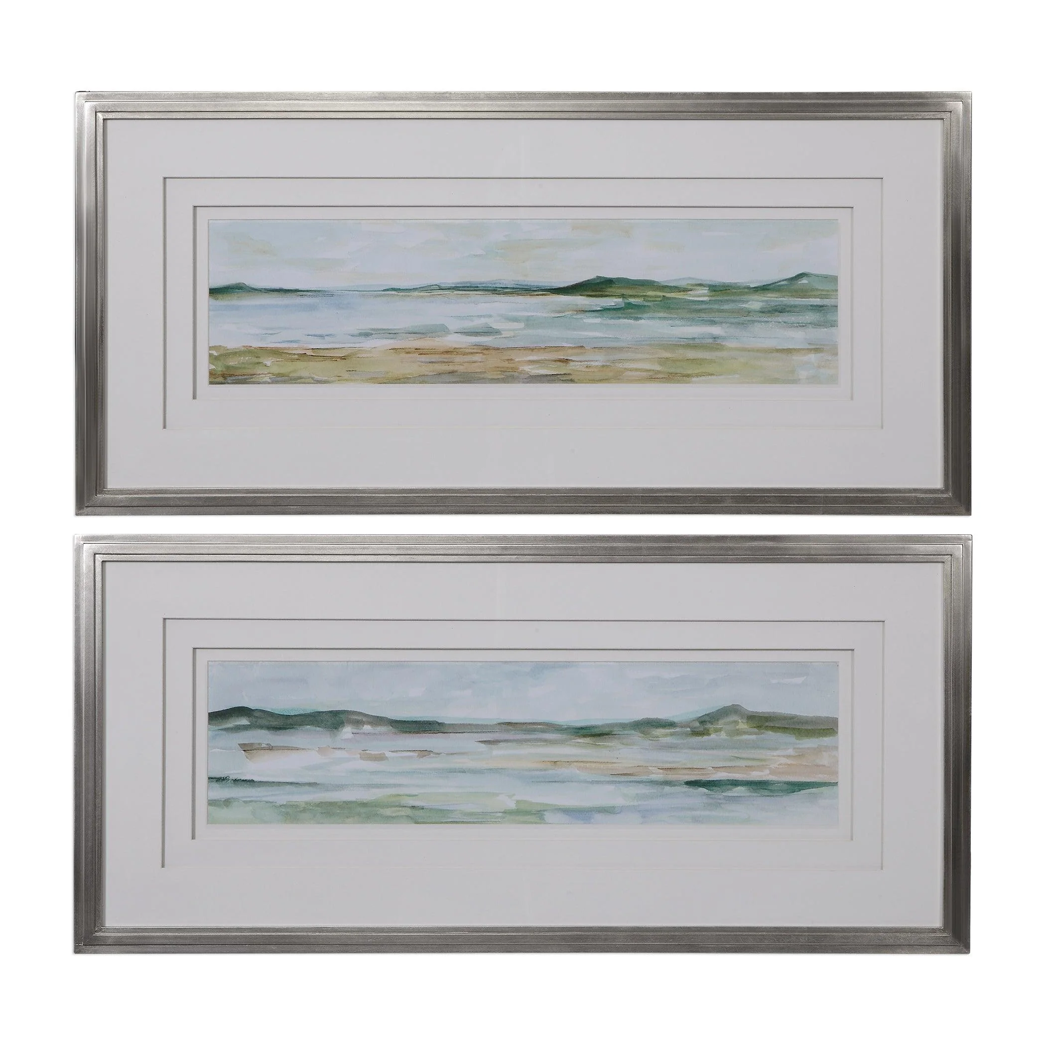 PANORAMIC SEASCAPE FRAMED PRINTS SET/2 - Remutear