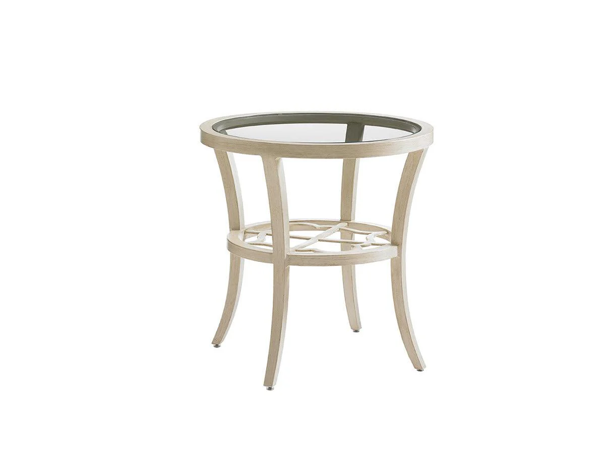 Misty Garden Round End Table - Remutear