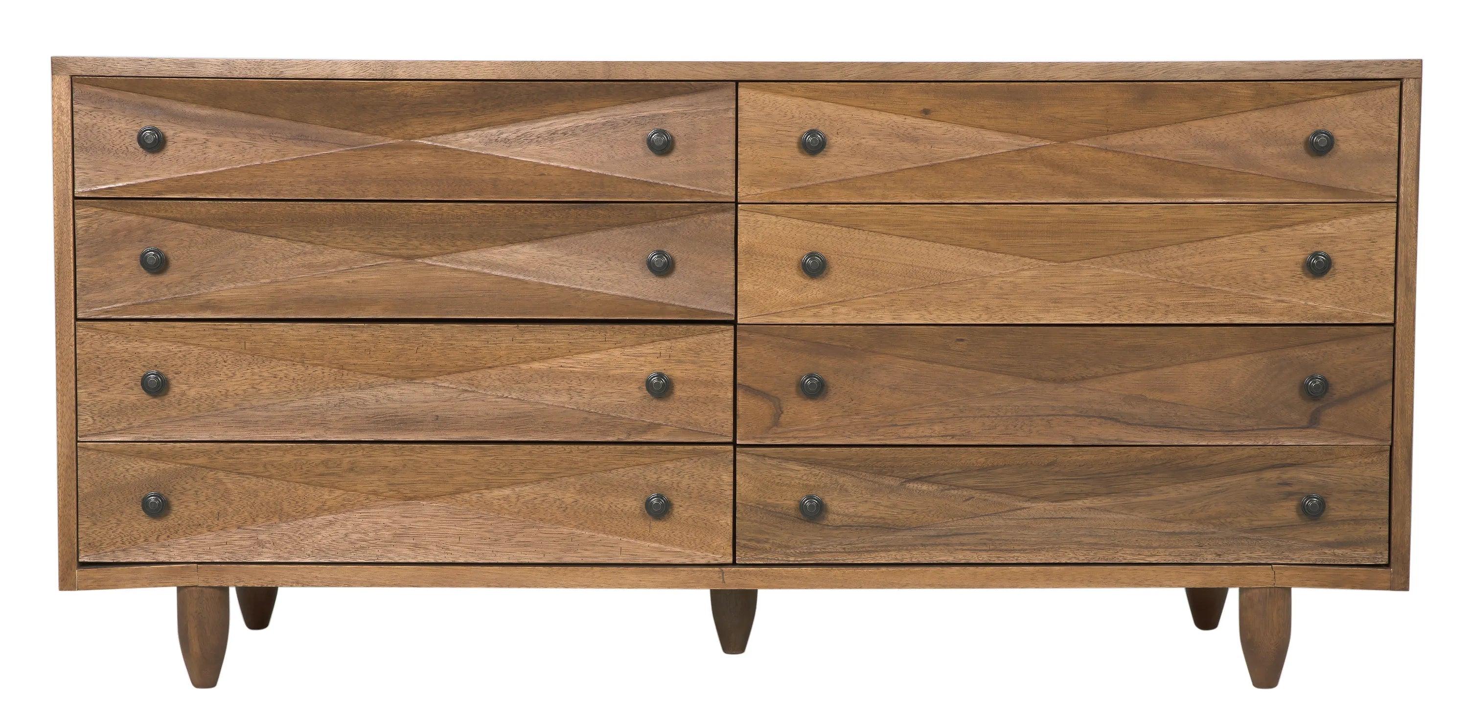 Diamond Double Chest, Dark Walnut - Remutear