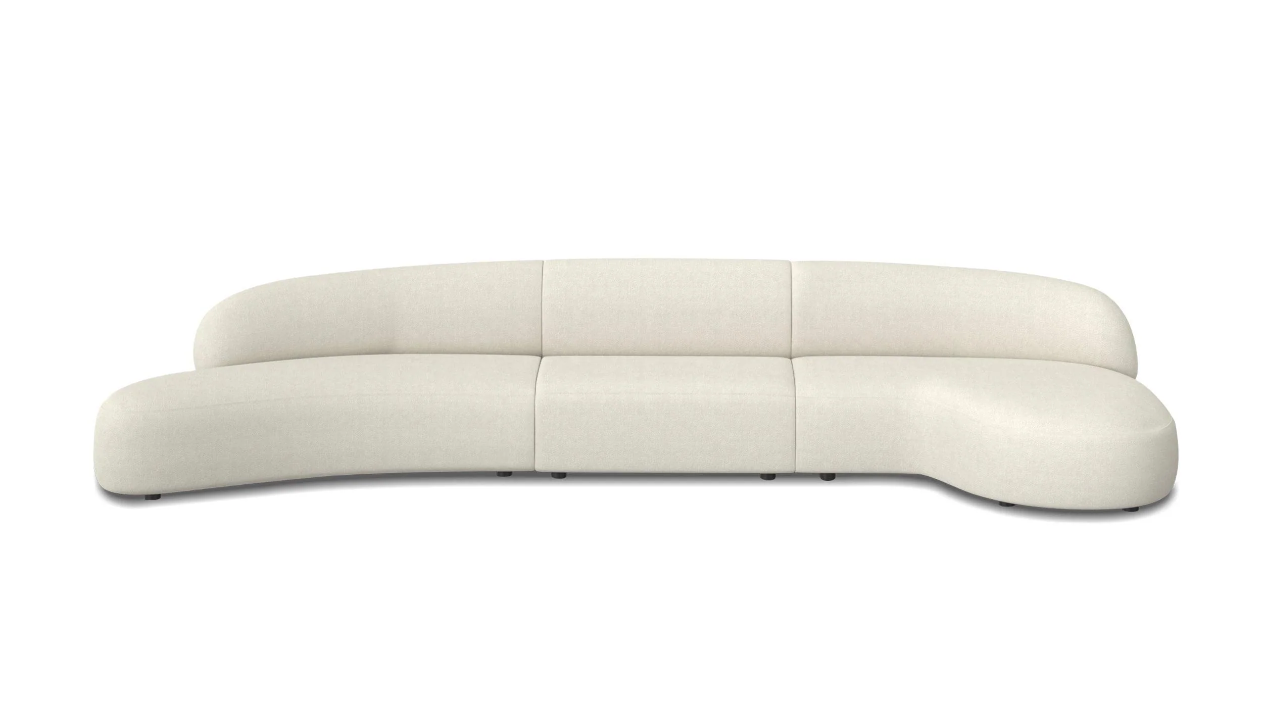 MORITZ Sectional 3-Piece Chaise Facing Right - Remutear