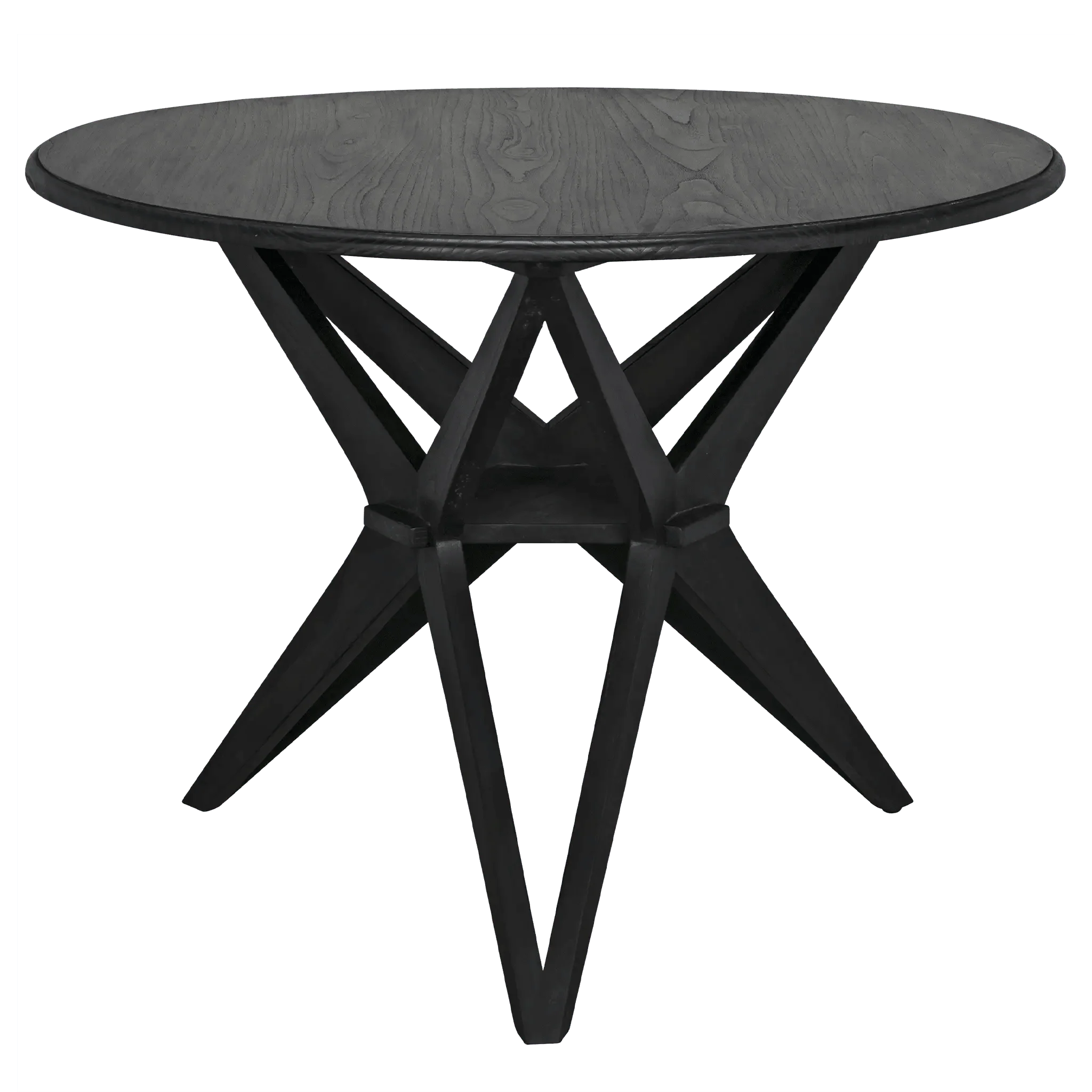Victor Dining Table, Charcoal Black - Remutear