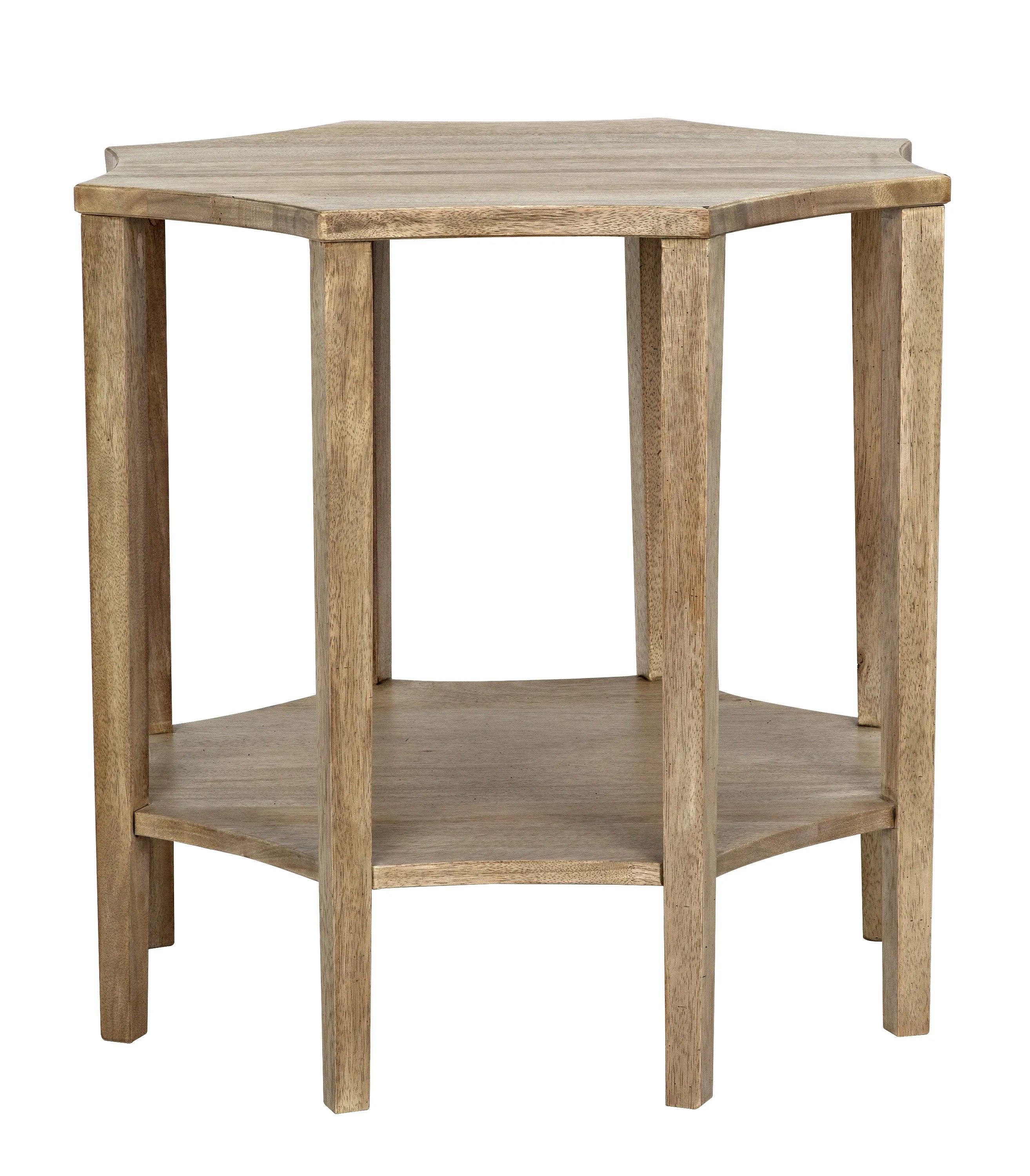 Ariana Side Table, Washed Walnut - Remutear