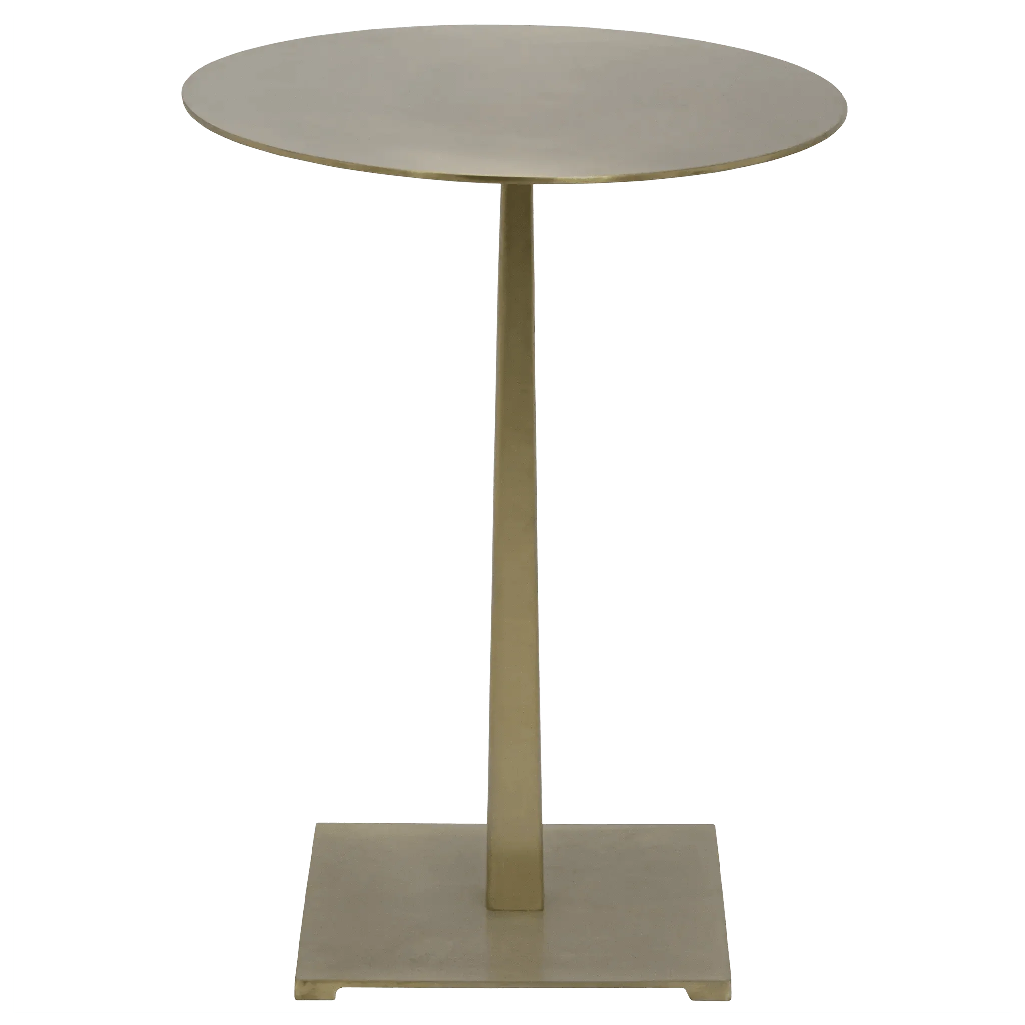 Stiletto Side Table, Metal with Brass Finish - Remutear