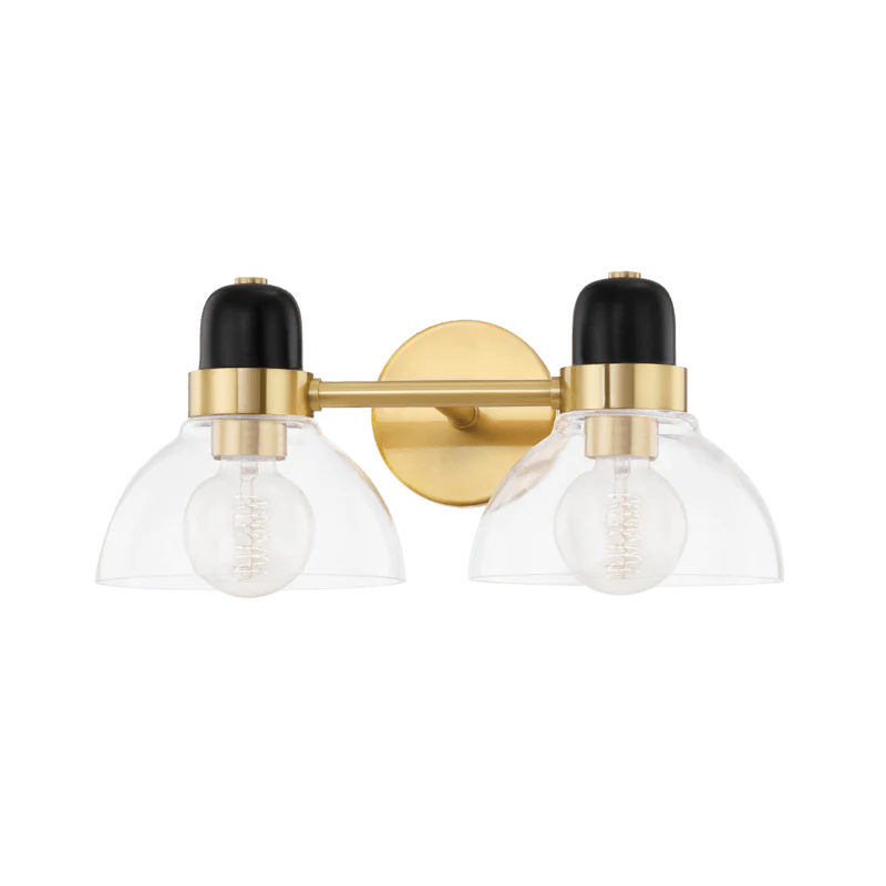 CAMILE 2 LIGHT BATH BRACKET - Remutear