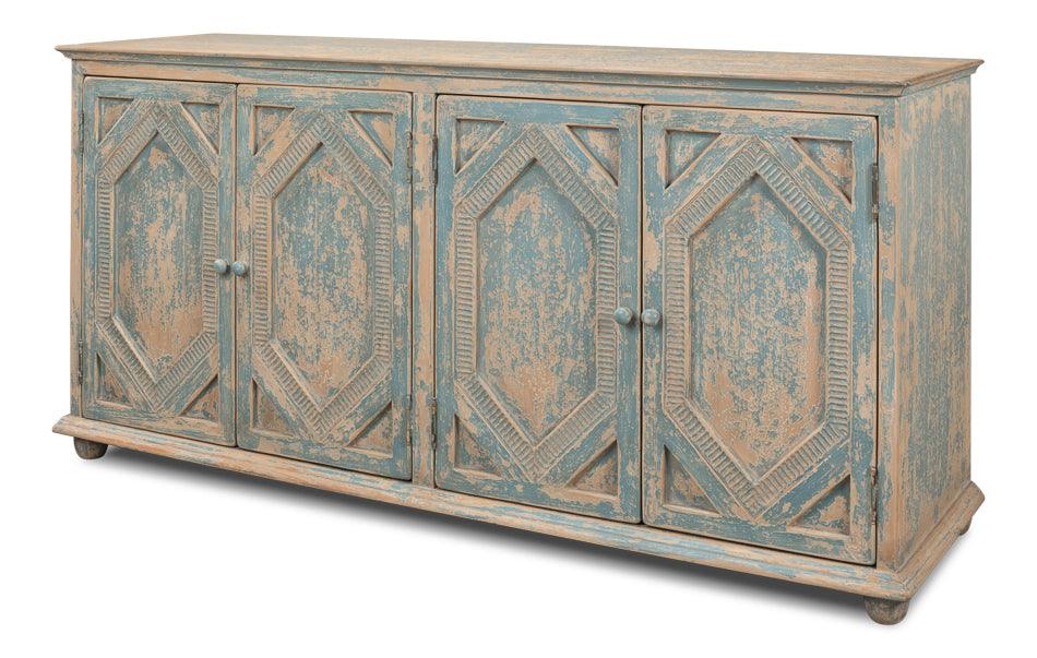 Four Diamonds Sideboard - Blue - Remutear