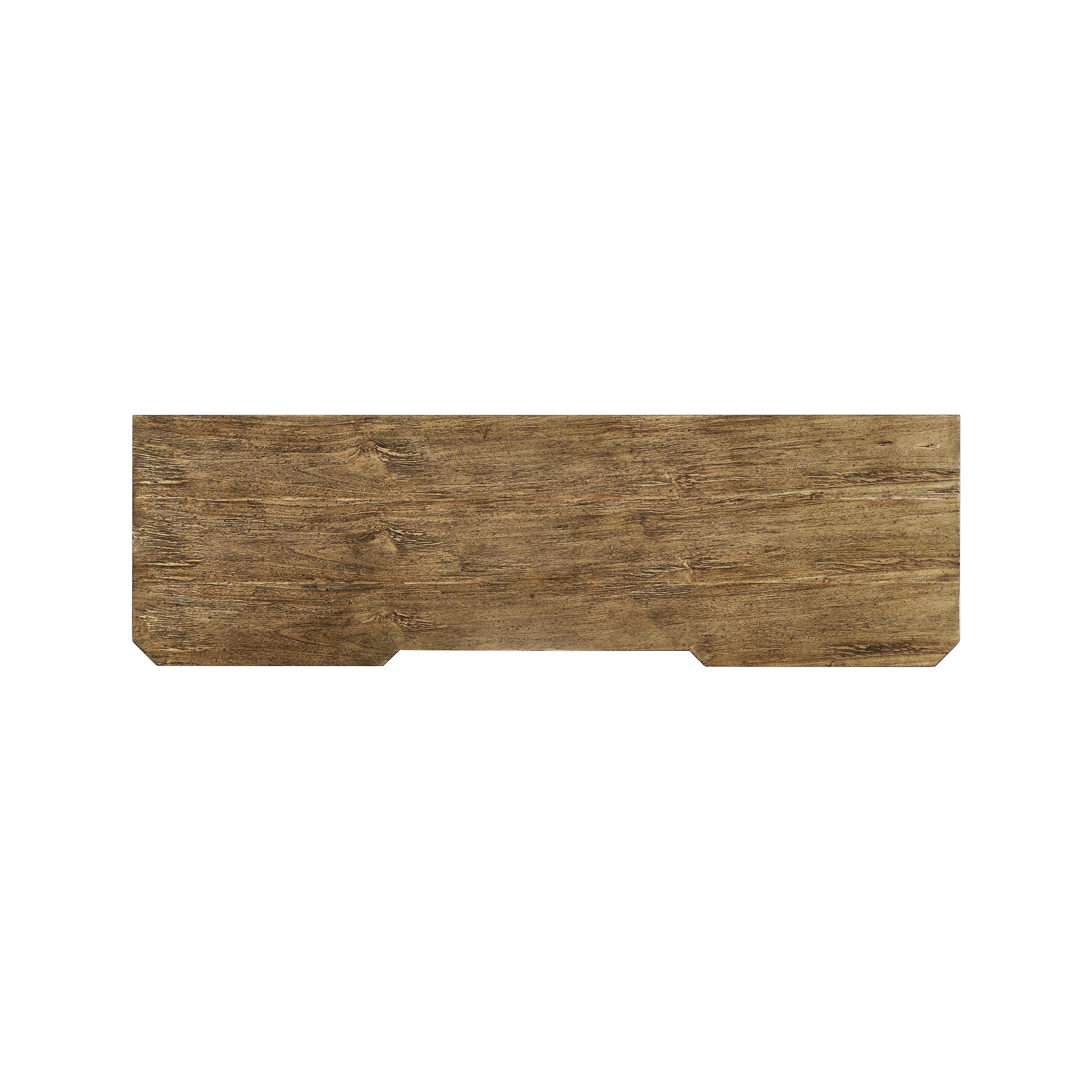 Medium Driftwood Cabinet with Wine Rack - Remutear