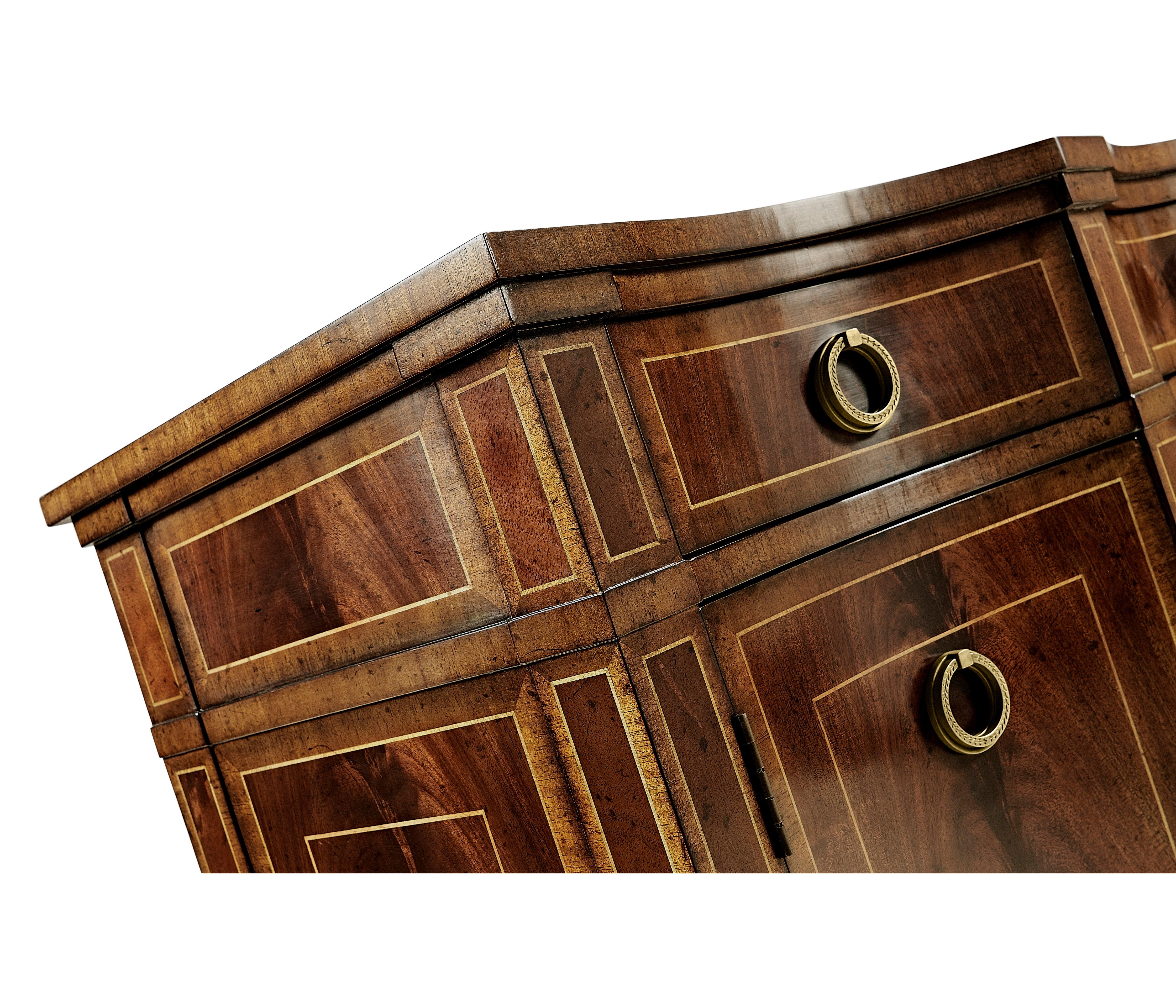 Buckingham Serpentine Mahogany Credenza - Remutear
