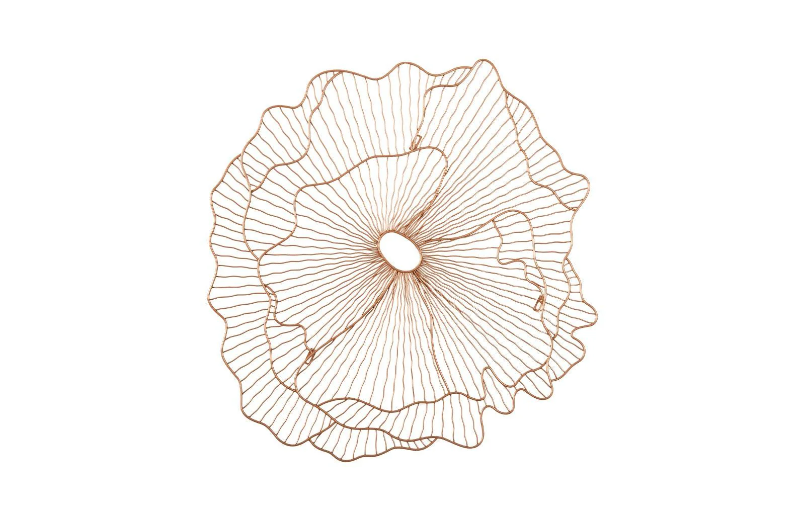 Poppy Flower Wall Art, Copper, SM - Remutear