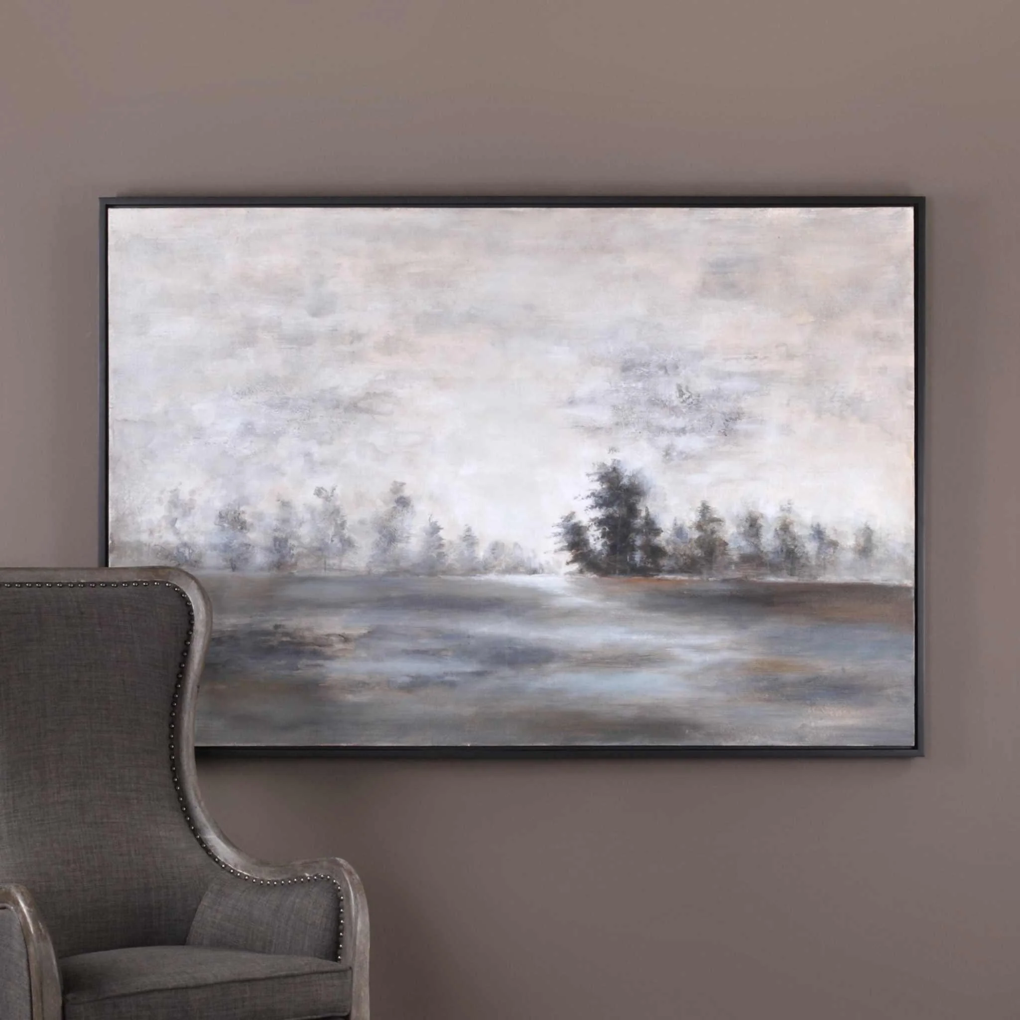 Evening Mist Landscape Art - Remutear