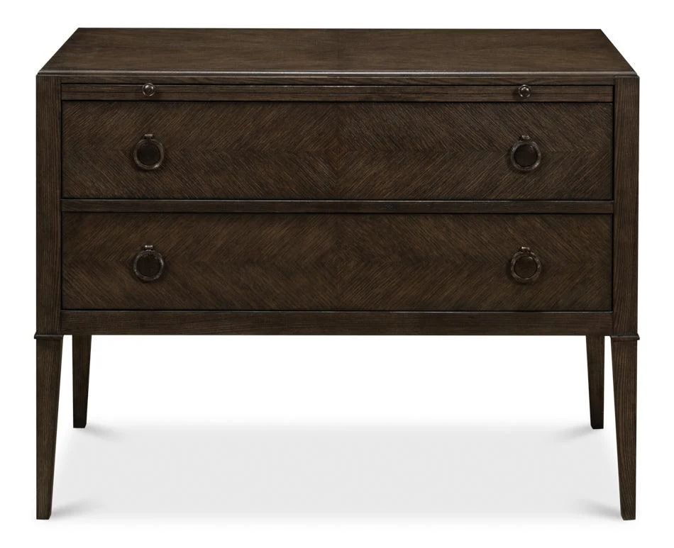 Ladlow Drawers Artisan Grey Finish - Remutear