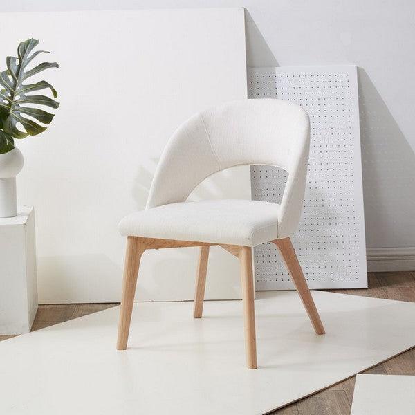 ROWLAND LINEN DINING CHAIR - Remutear