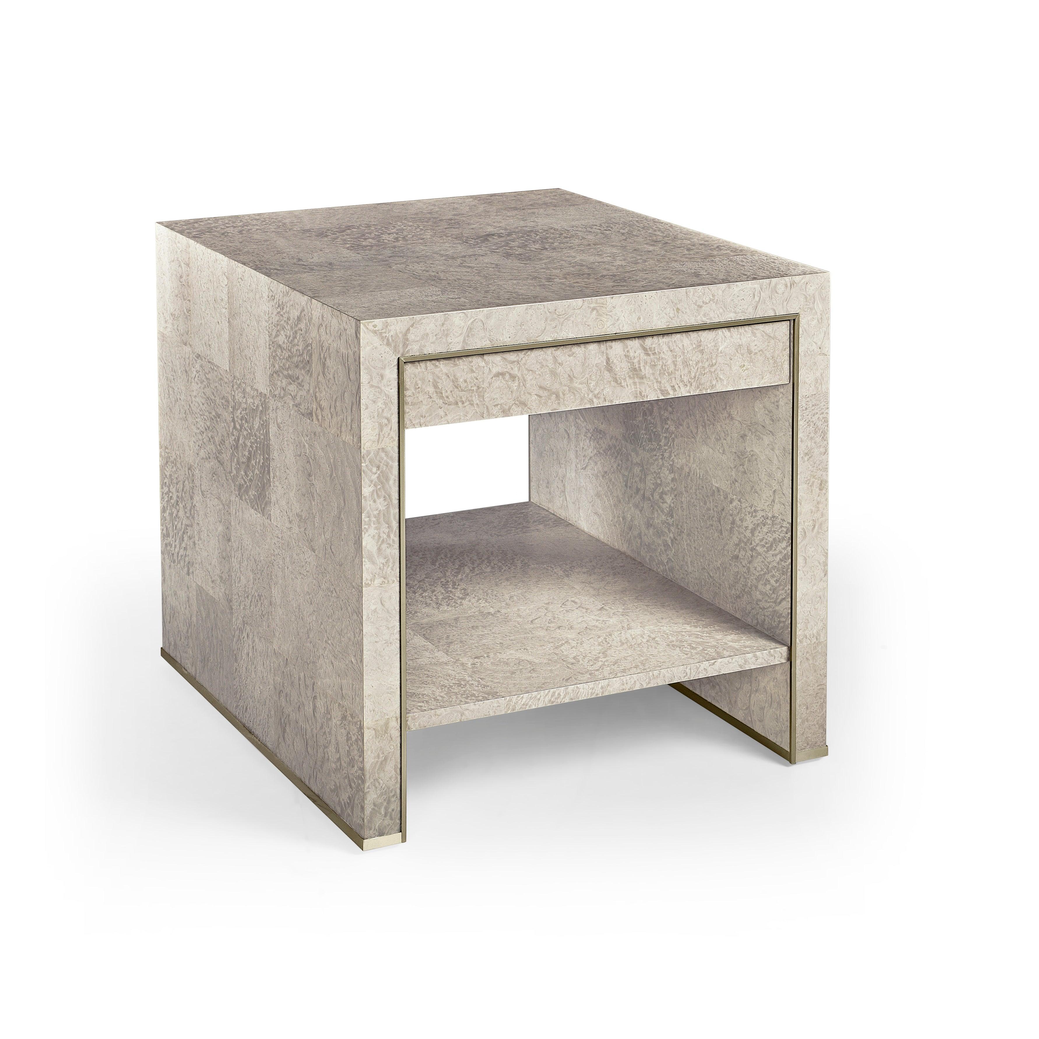 Water Surge Madrona Burl End Table - Remutear