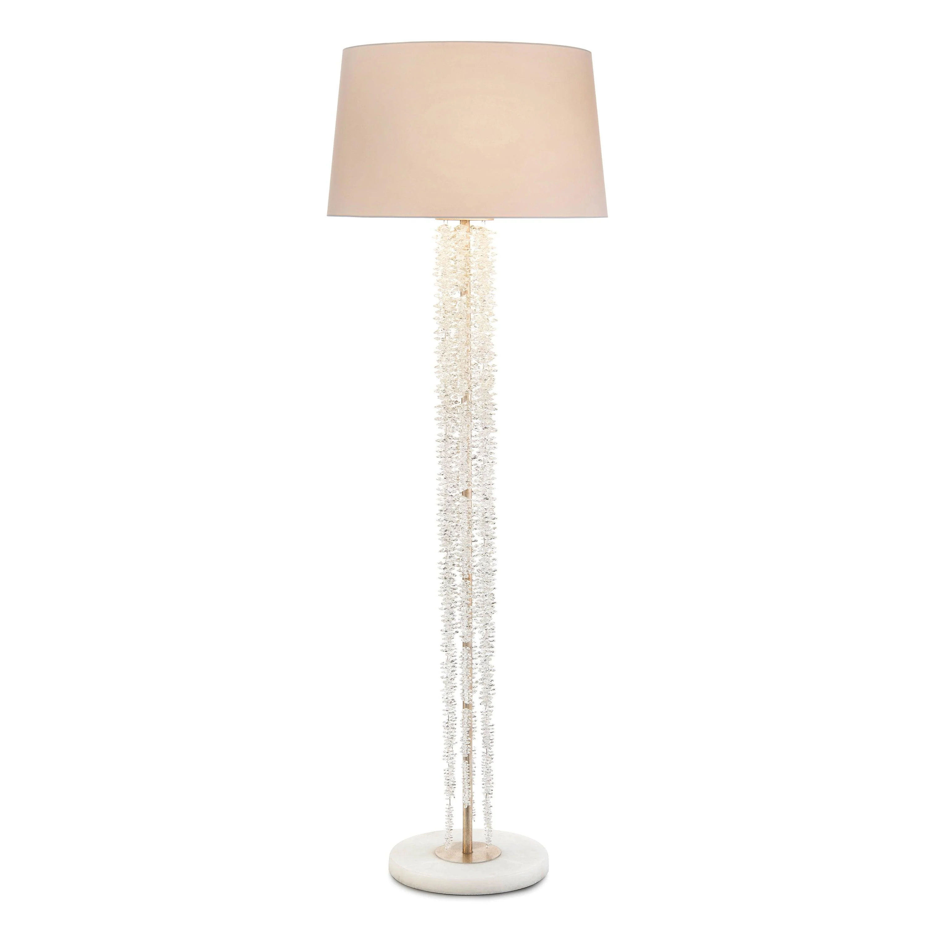 Cascading Crystal Waterfall Floor Lamp - Remutear