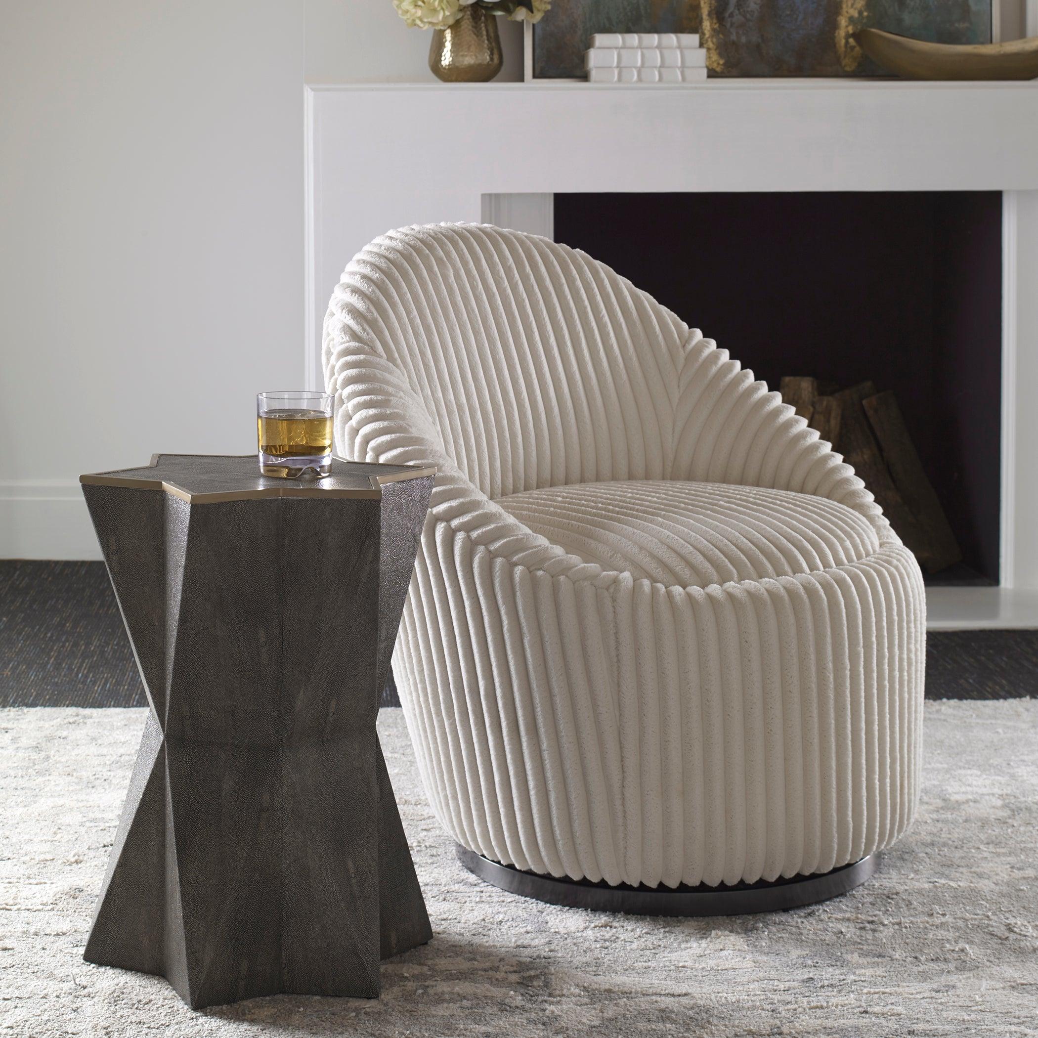 CAPELLA GRAY ACCENT TABLE - Remutear