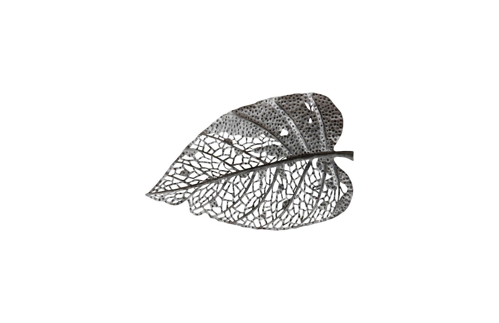 Birch Leaf Wall Art, Silver, SM - Remutear