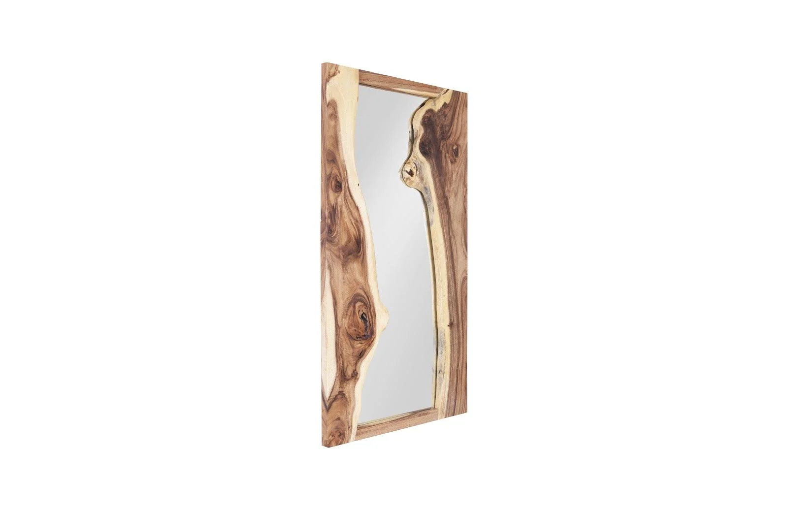 River Mirror, Chamcha Wood, Natural - Remutear