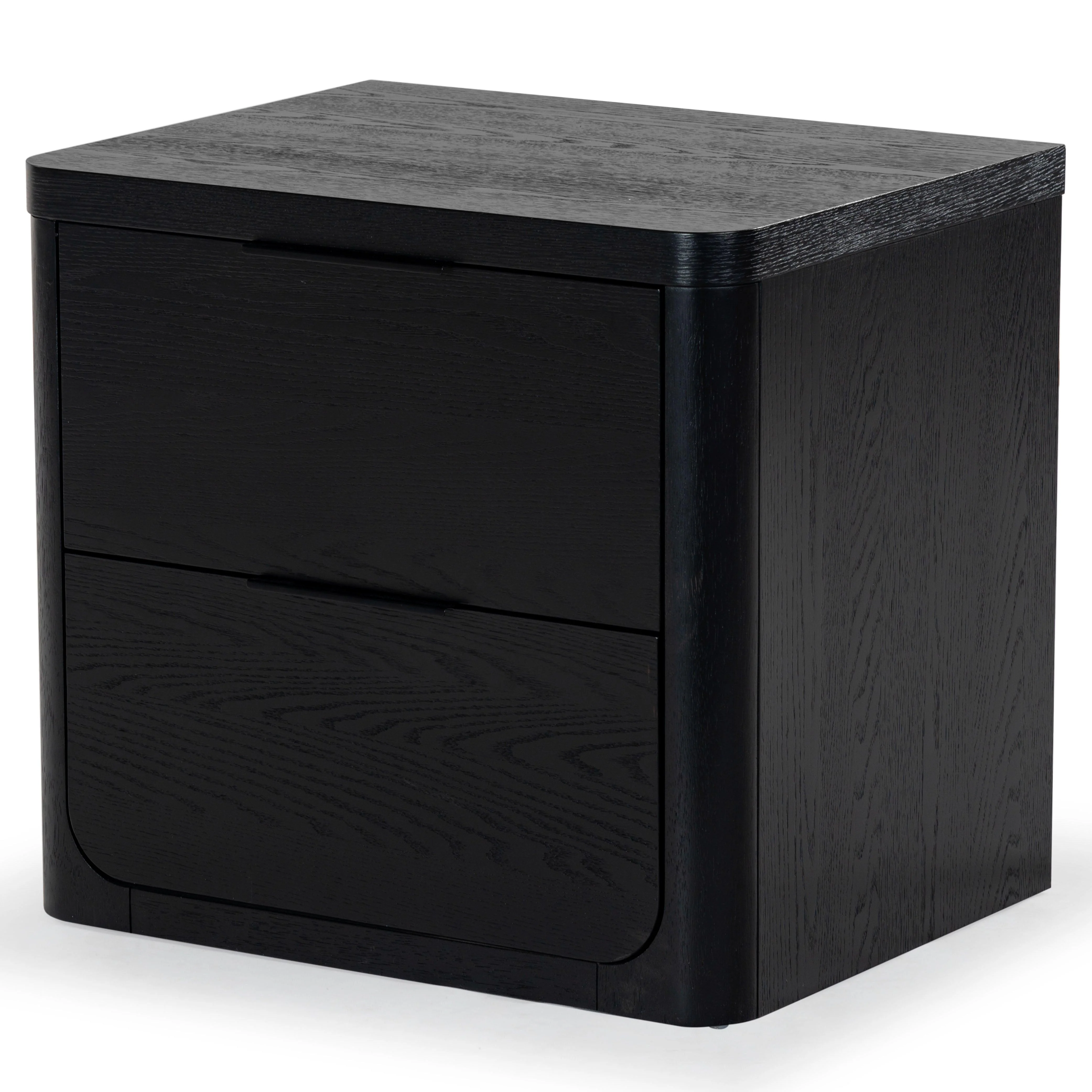 Raylie 2 Drawer Wood Nightstand - Remutear