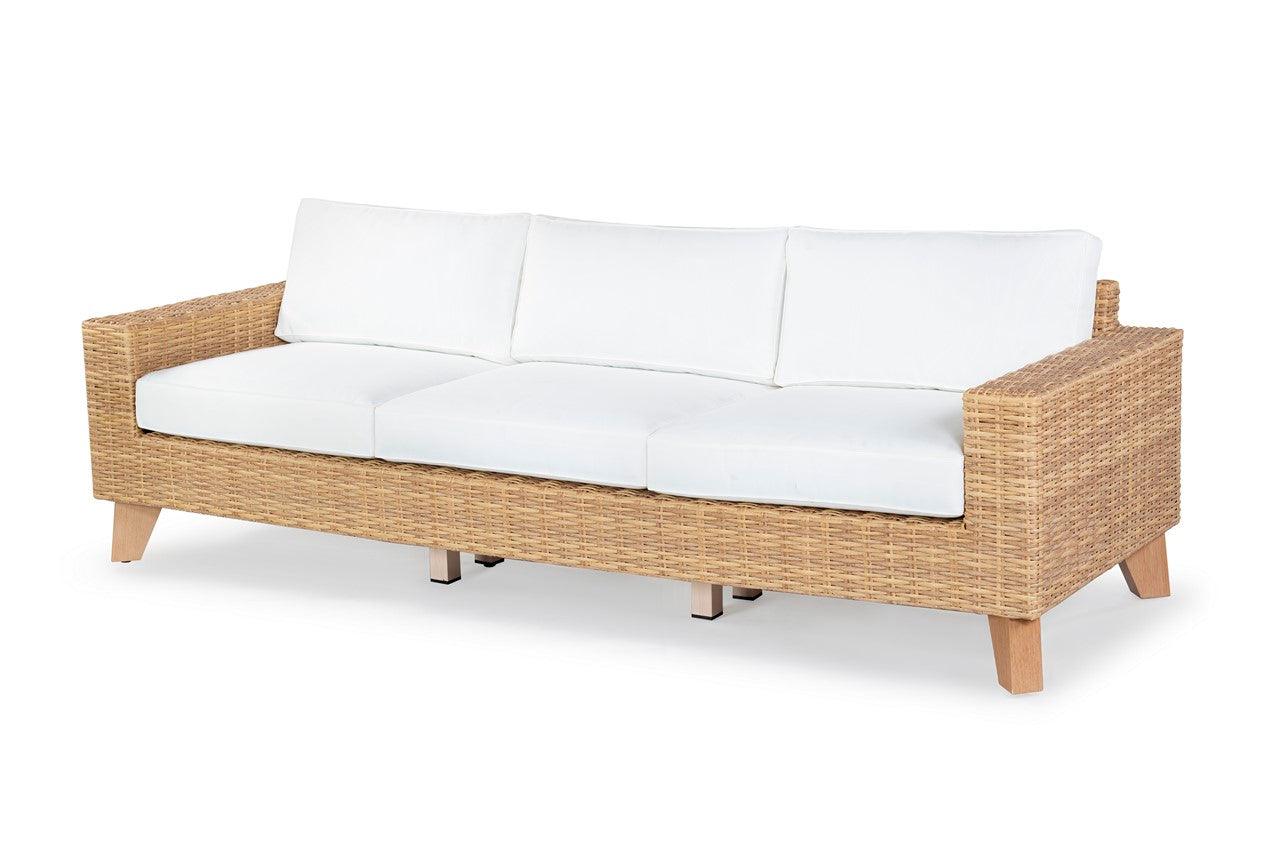 MARGARITA WICKER PATIO SOFA - Remutear