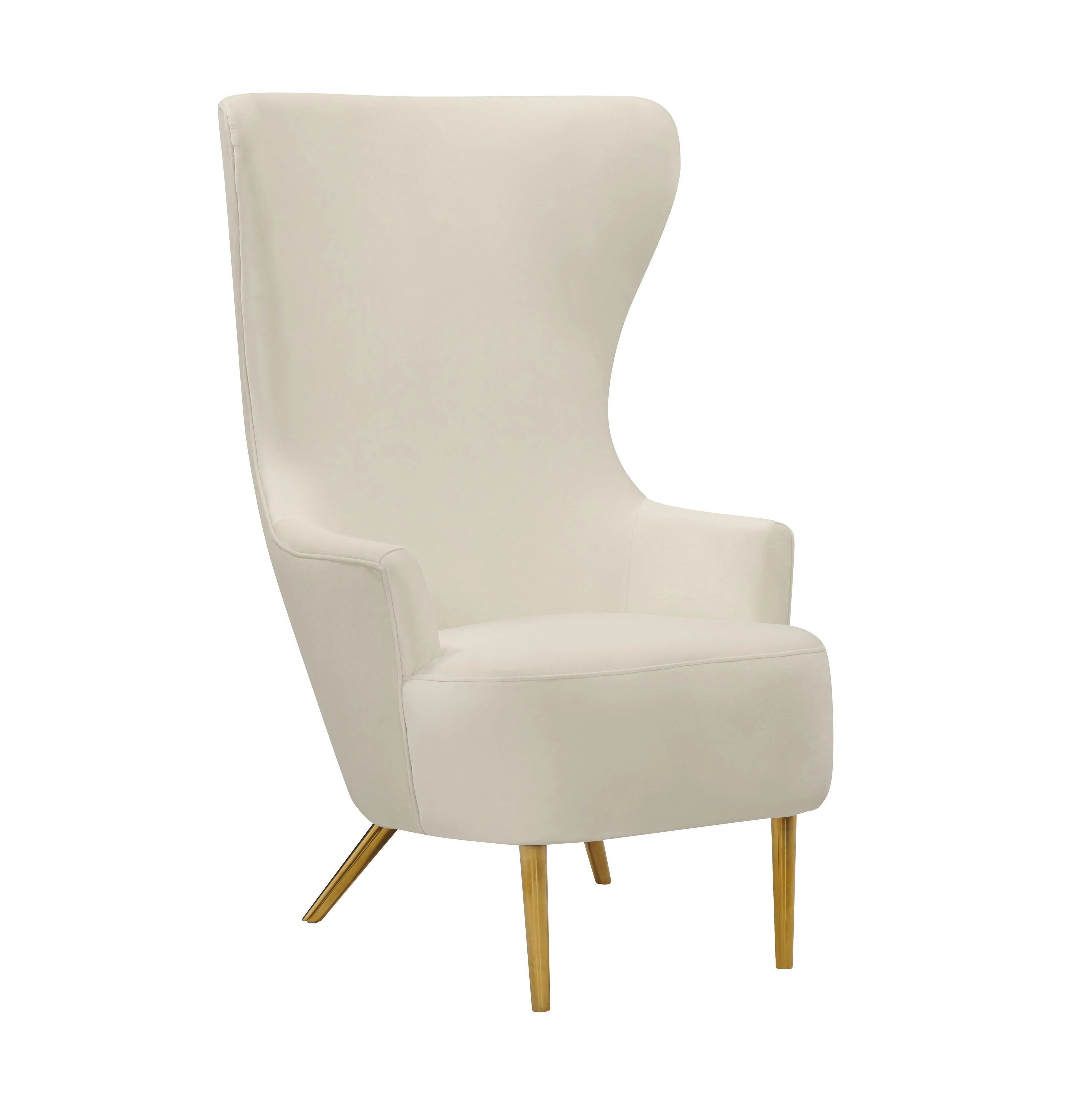 Julia Cream Wingback Chair - Remutear