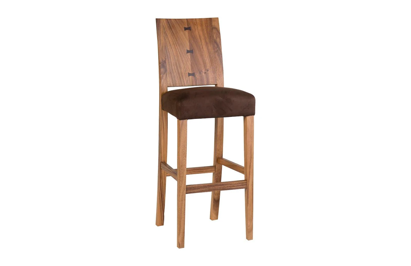 Ophelia Bar Stool, Chamcha Wood, Natural - Remutear