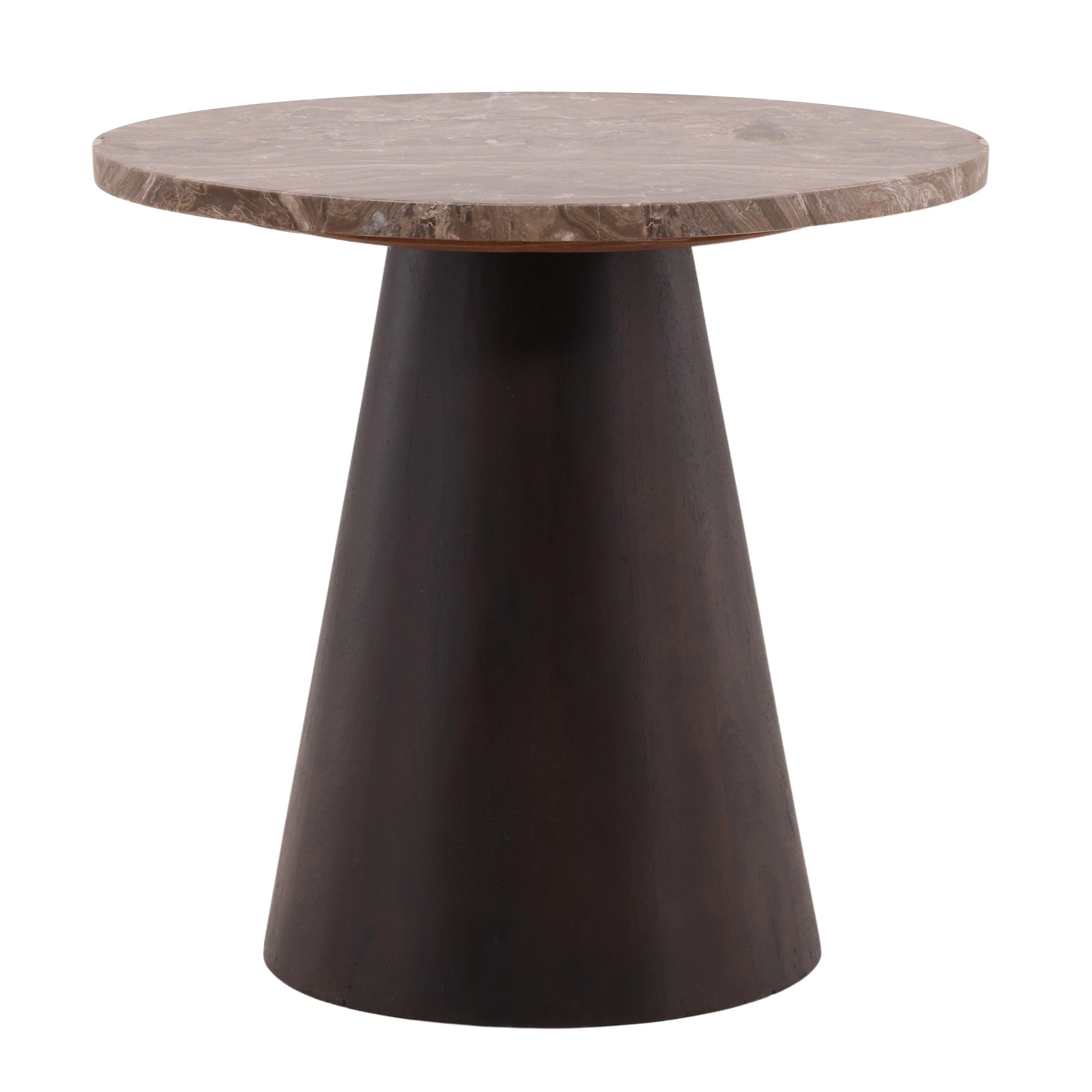 Ettie Side Table Dark Brown - Remutear