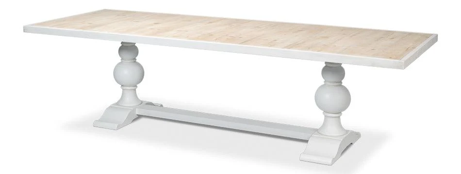 Rectangular Dining Table Cortina White 1 - Remutear