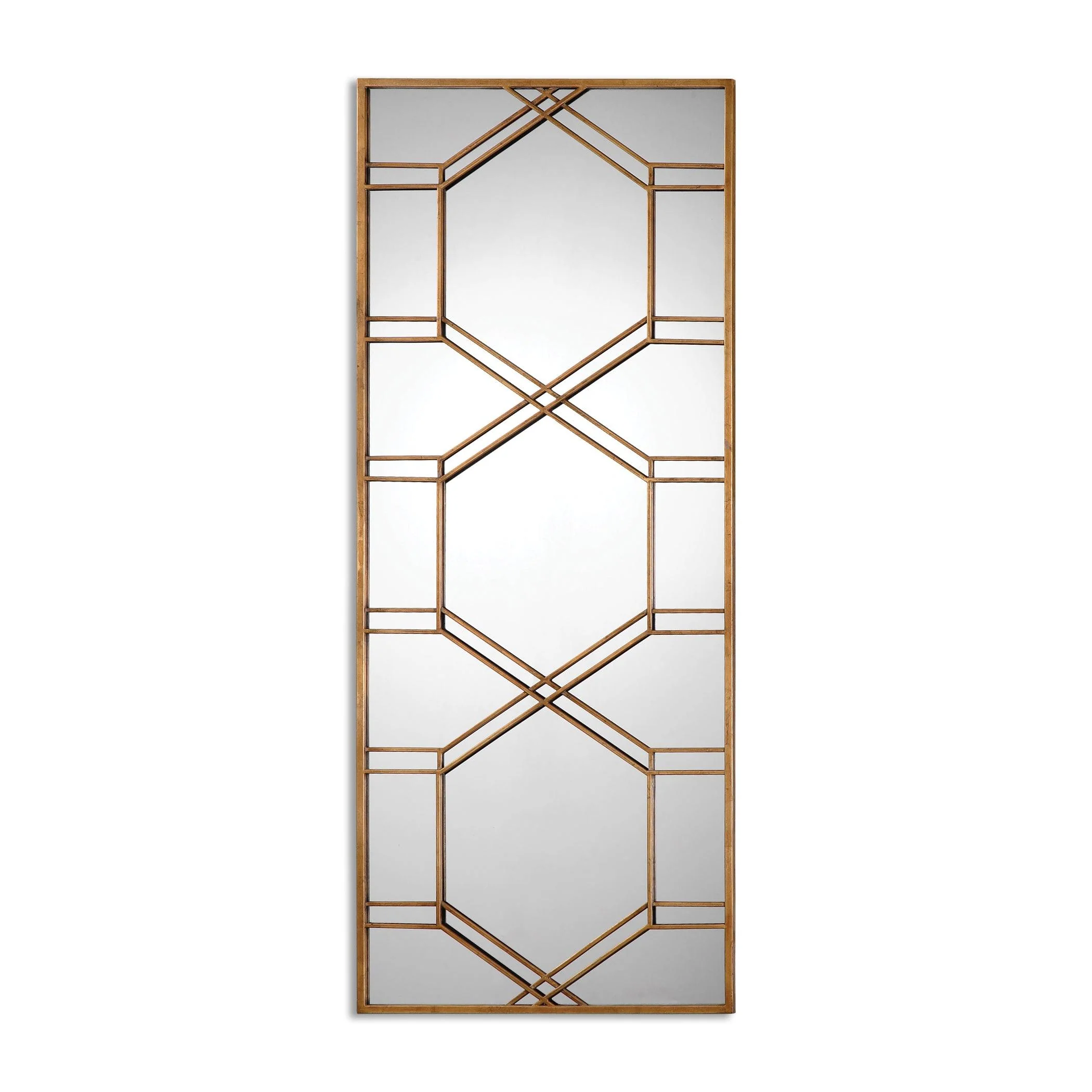 KENNIS GOLD LEAF LEANER MIRROR - Remutear