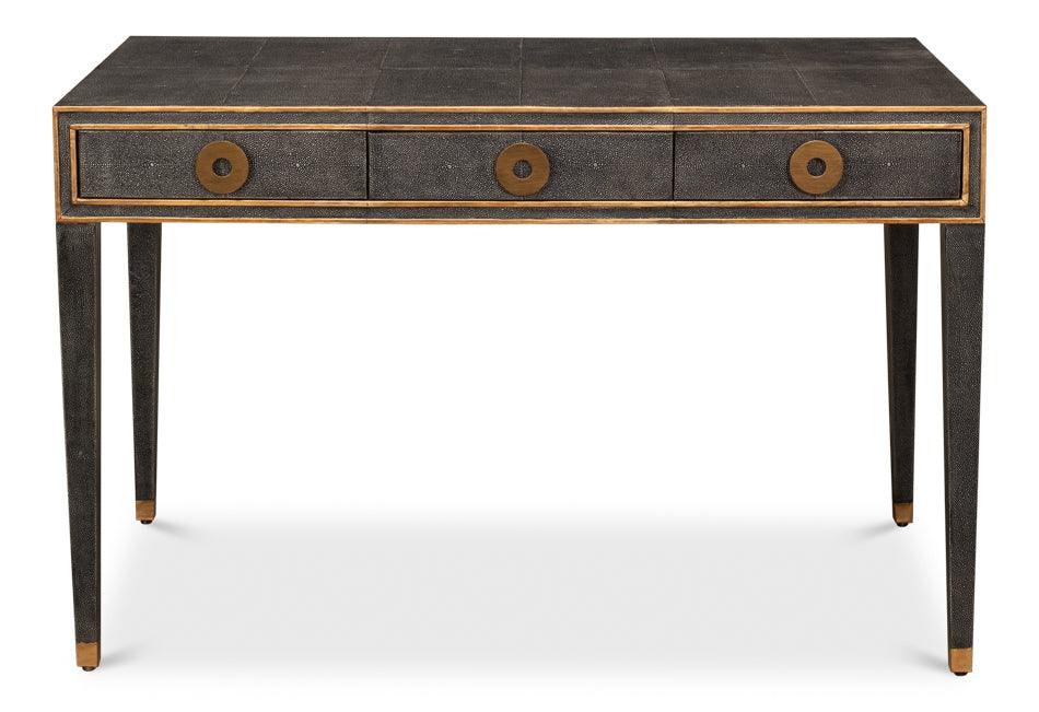 Gabriella Shagreen Desk/Table Ant.Grey - Remutear