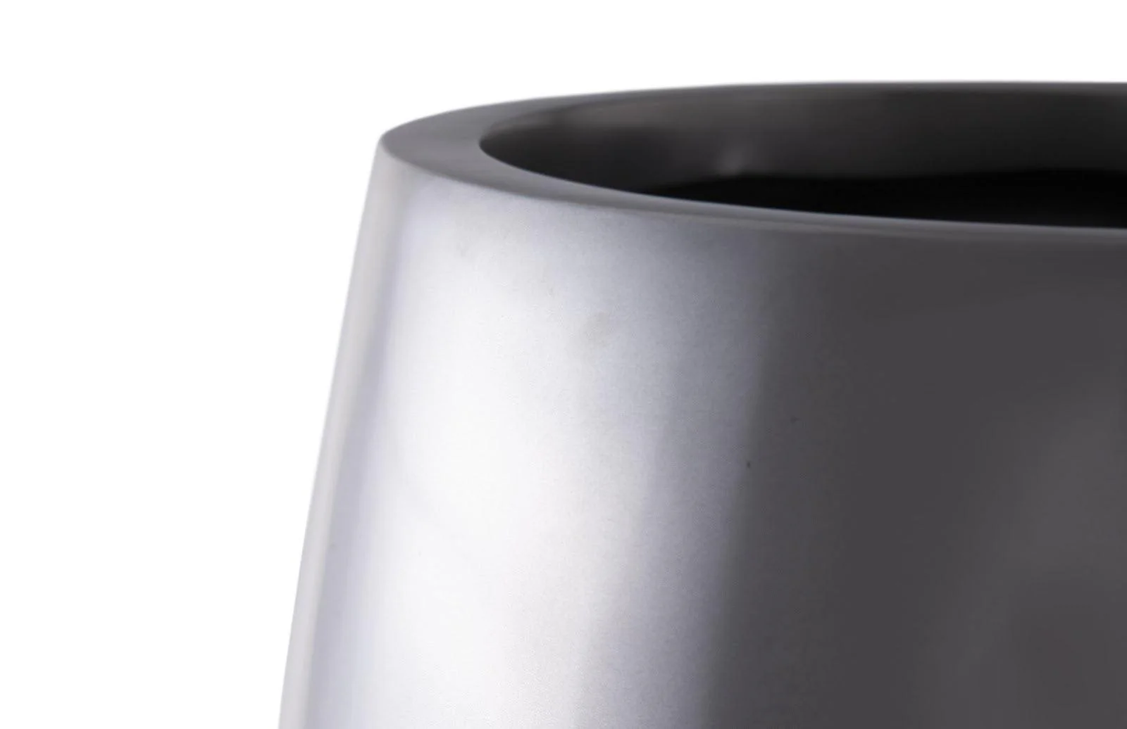 Elonga Planter, Polished Aluminum, LG - Remutear