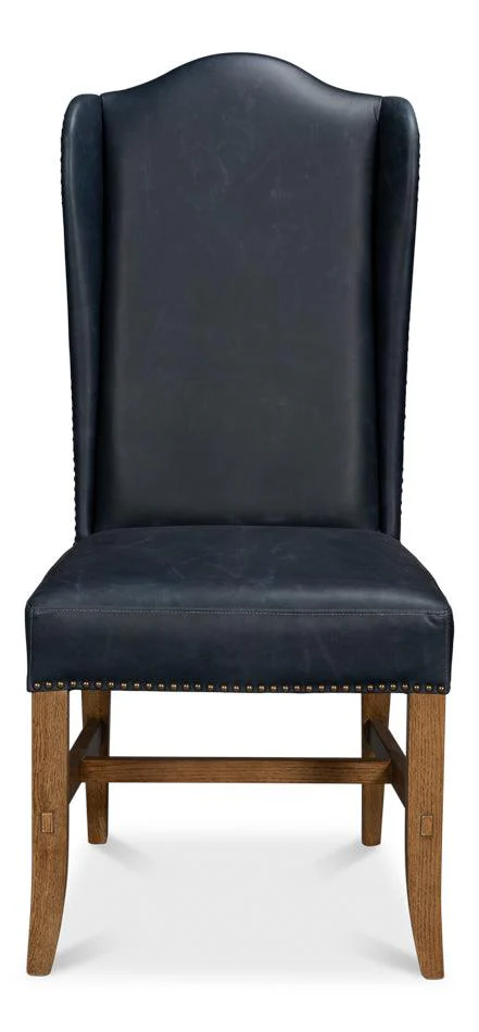 Mercado High Back Dining Chair Blue - Set of 2 - Remutear