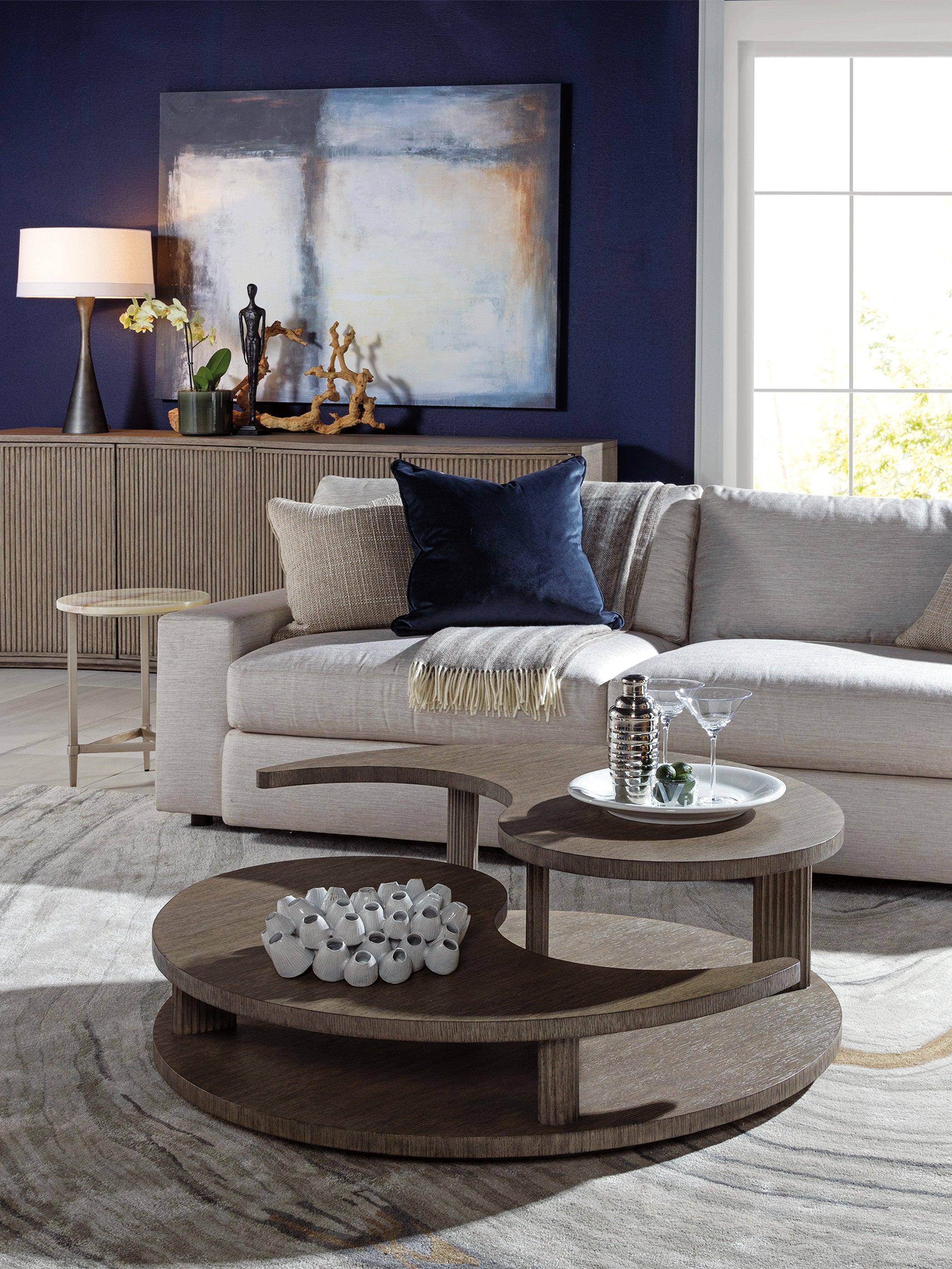 Signature Designs Yin Yang Round Cocktail Table - Remutear