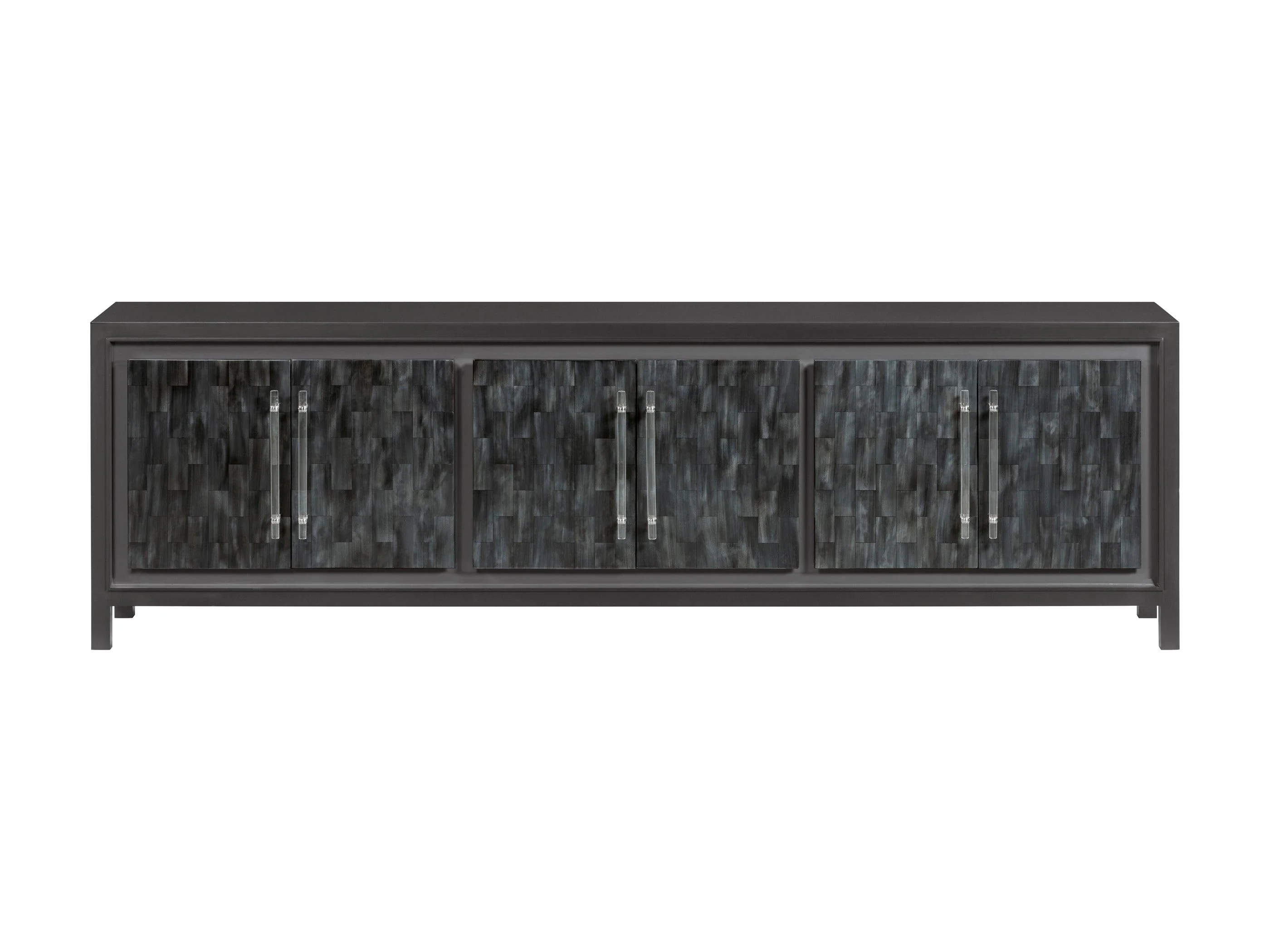 Signature Designs Elation Gray Long Media Console - Remutear