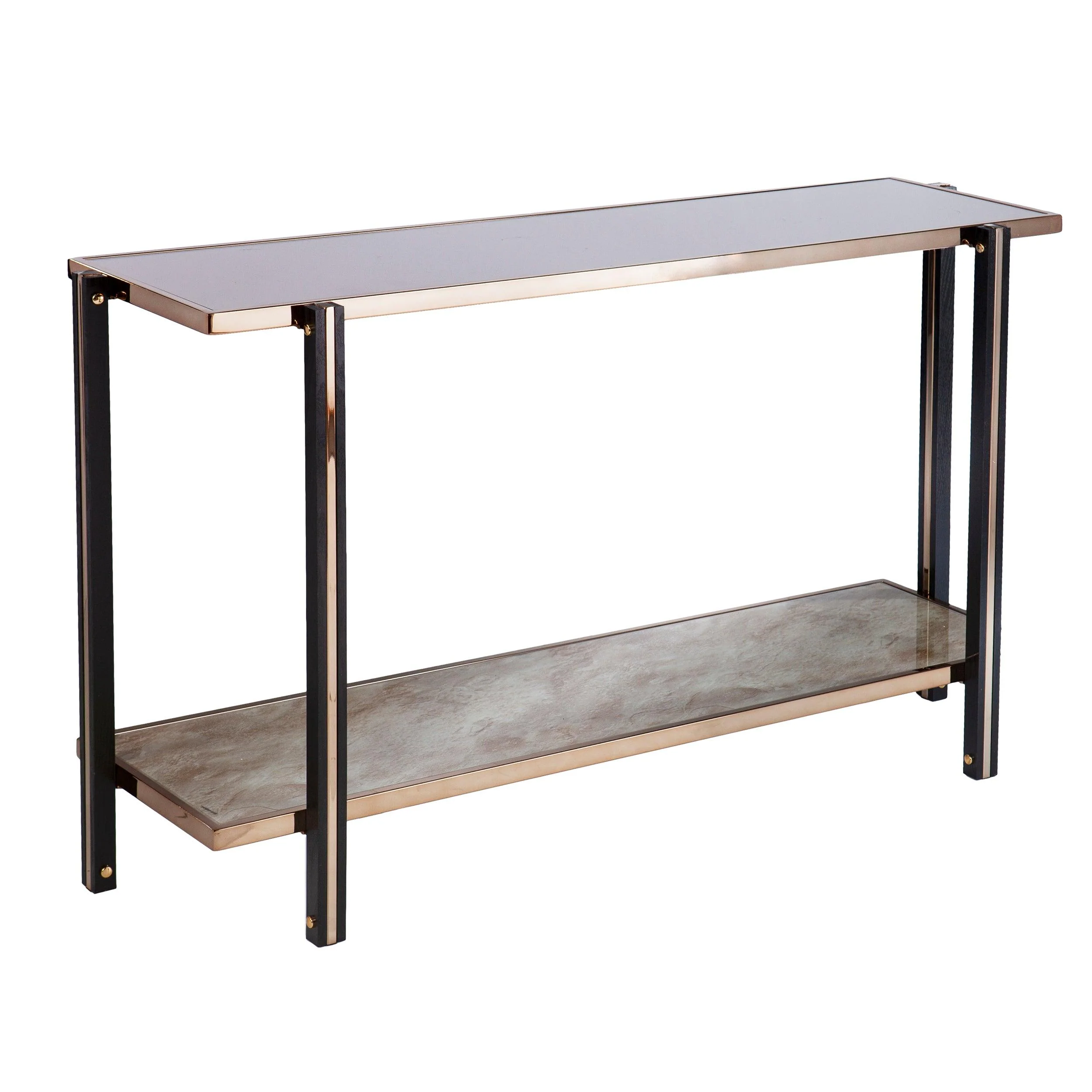 Thornsett Console Table w/ Mirrored Top - Remutear
