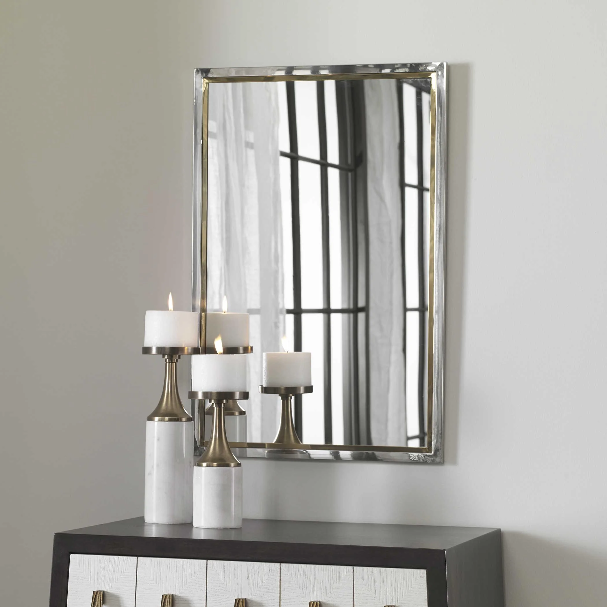 LOCKE CHROME VANITY MIRROR - Remutear