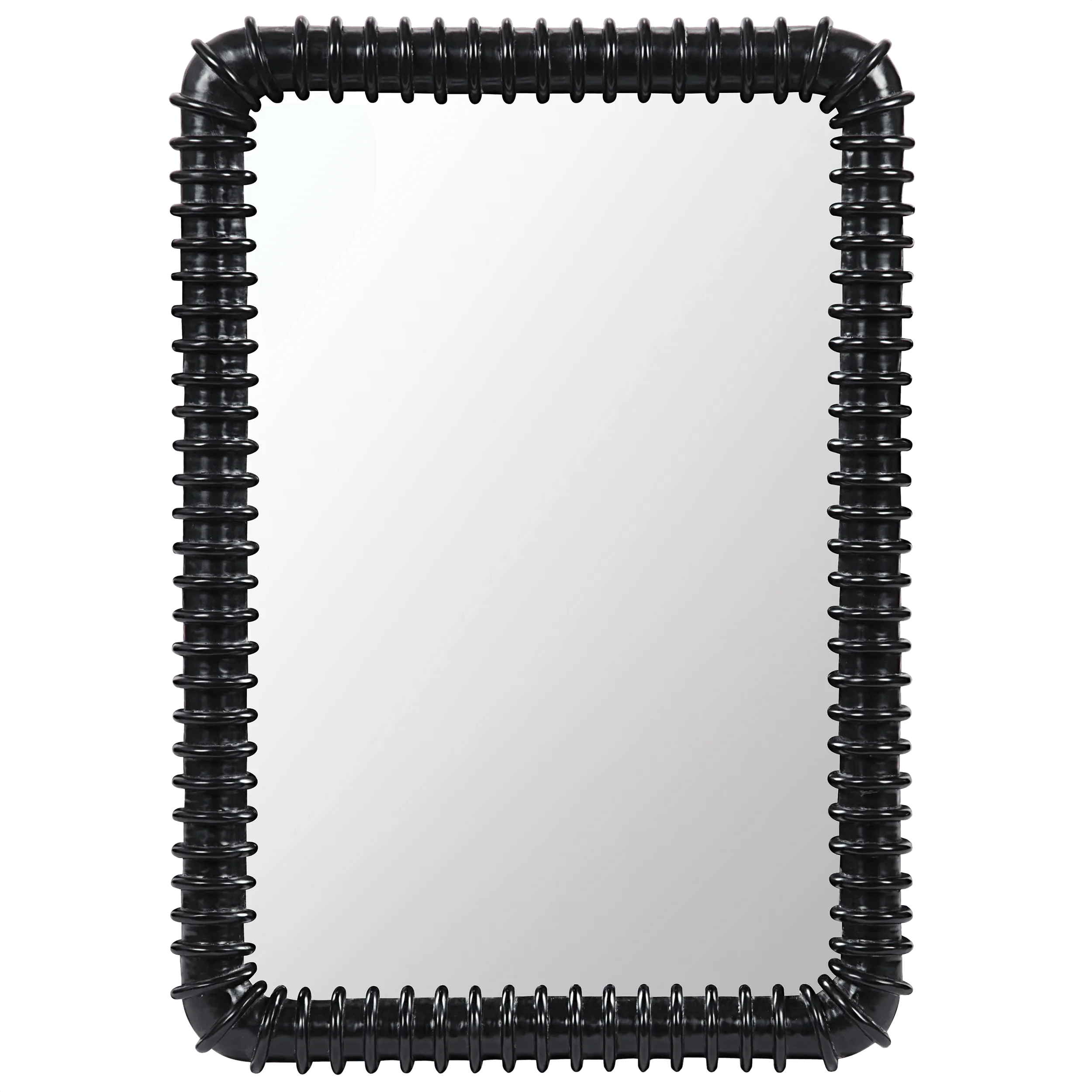 Toshi Mirror, Hand Rubbed Black - Remutear