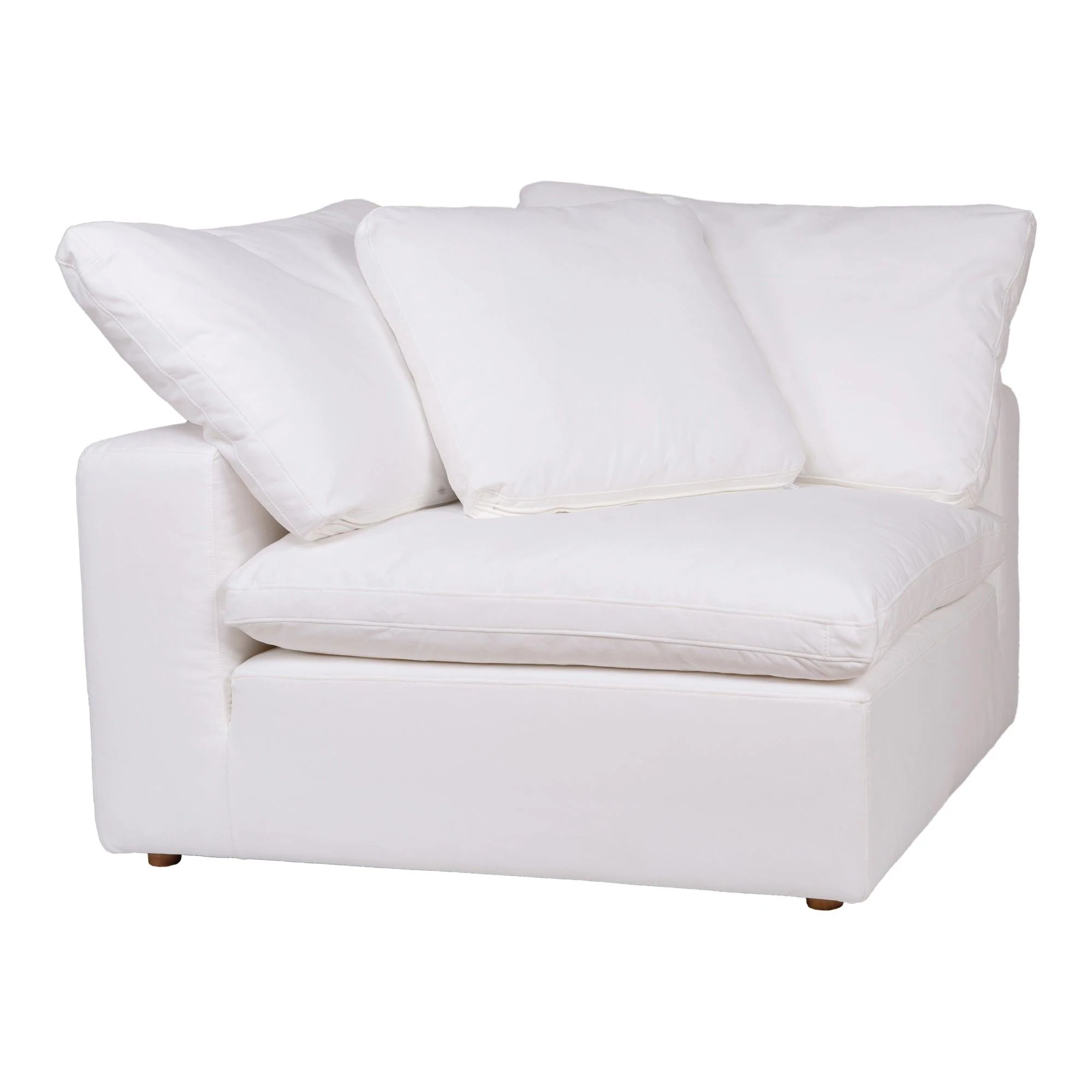 Clay Corner Chair Performance Fabric White - Remutear