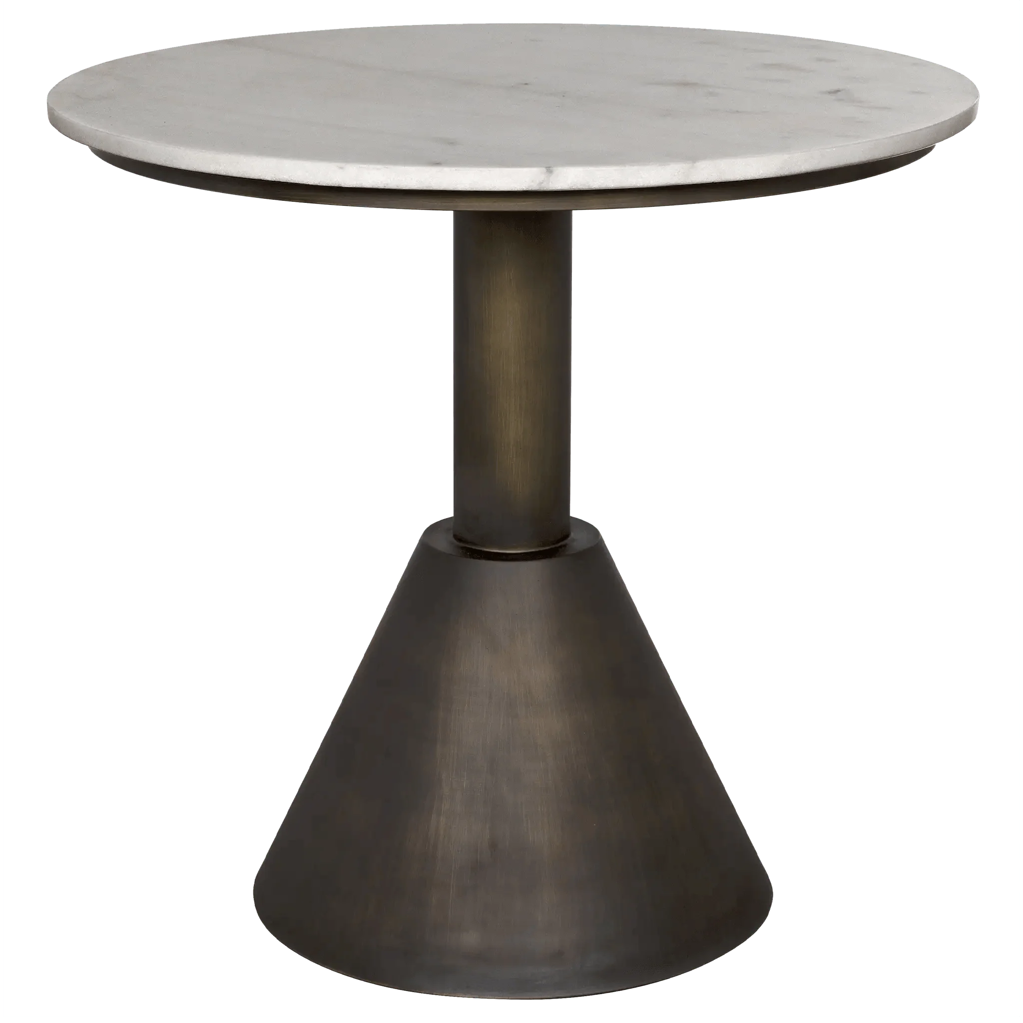 Joseph Side Table, Aged Brass - Remutear
