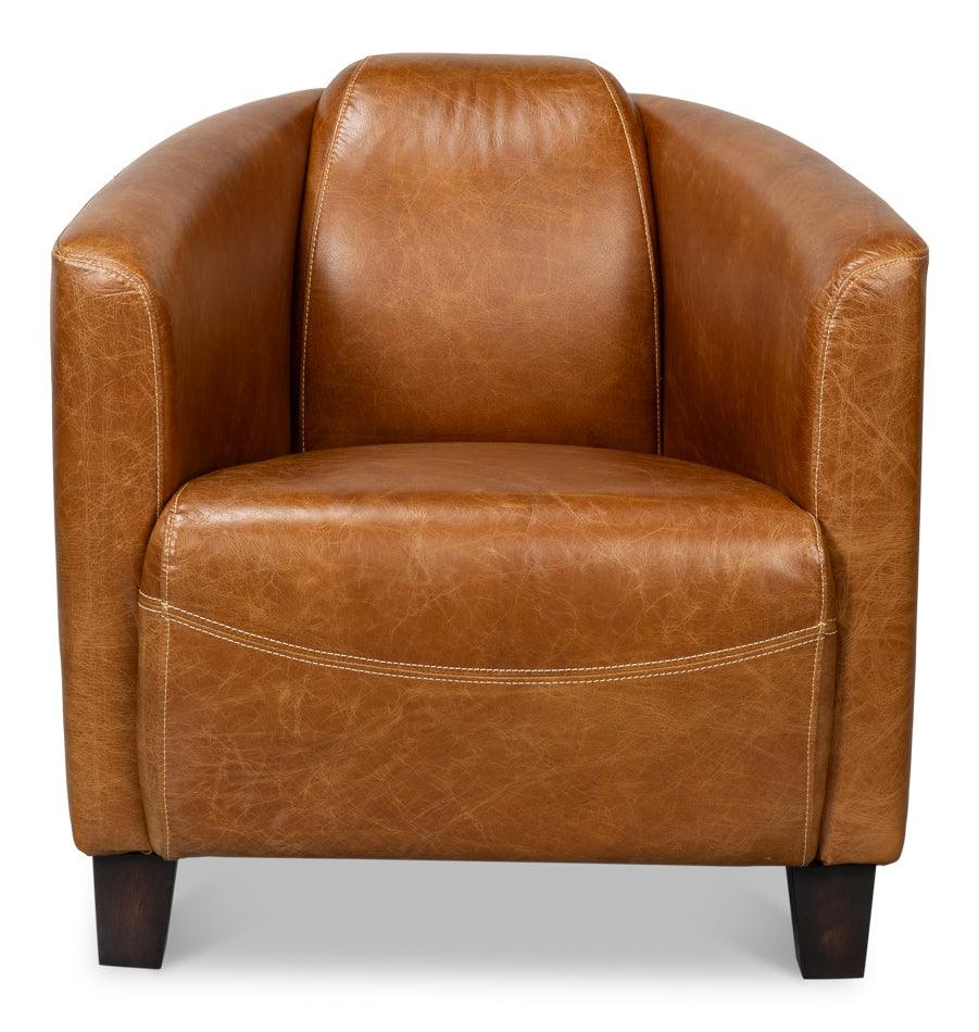 Mandy Arm Chair - Cuba Brown - Remutear