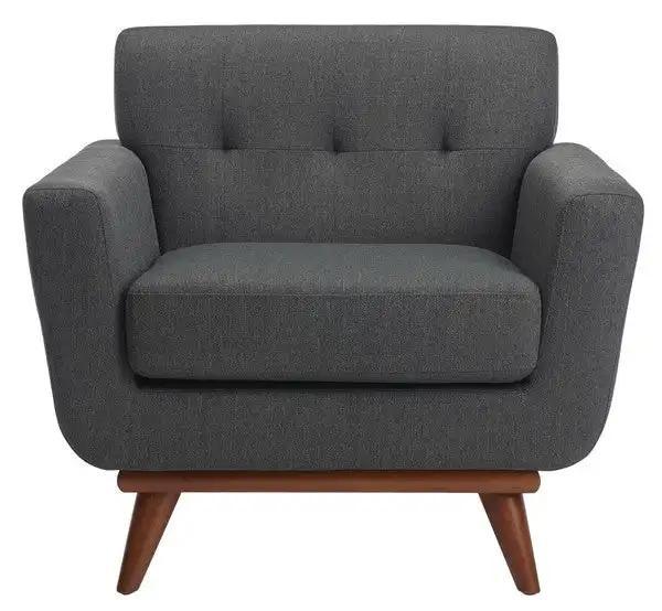 OPAL LINEN TUFTED ARM CHAIR - Remutear