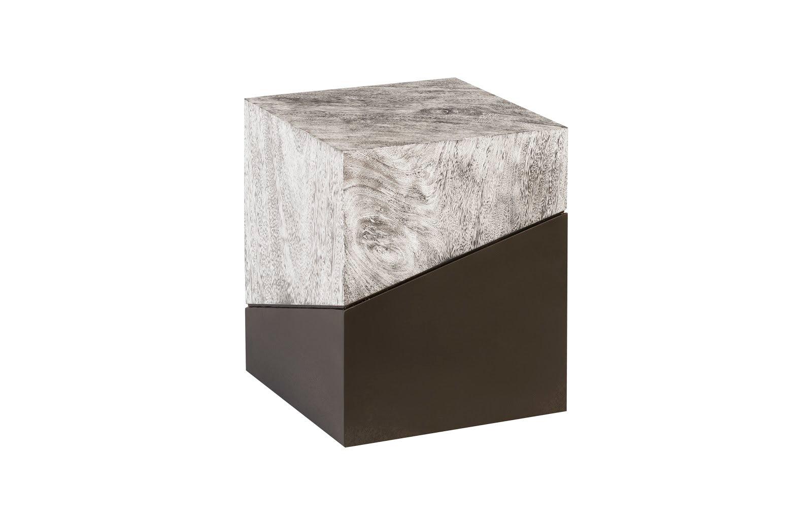 Geometry Stool, Gray Stone - Remutear