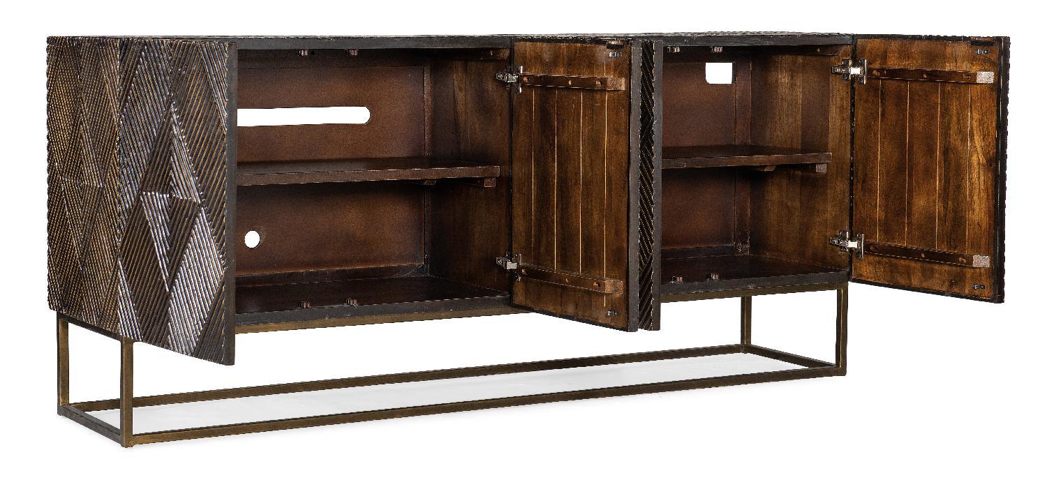 Melange Marcellus Four Door Credenza - Remutear