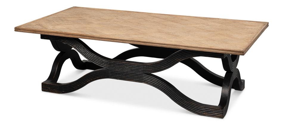 Wavy Coffee Table - Antique Black - Remutear
