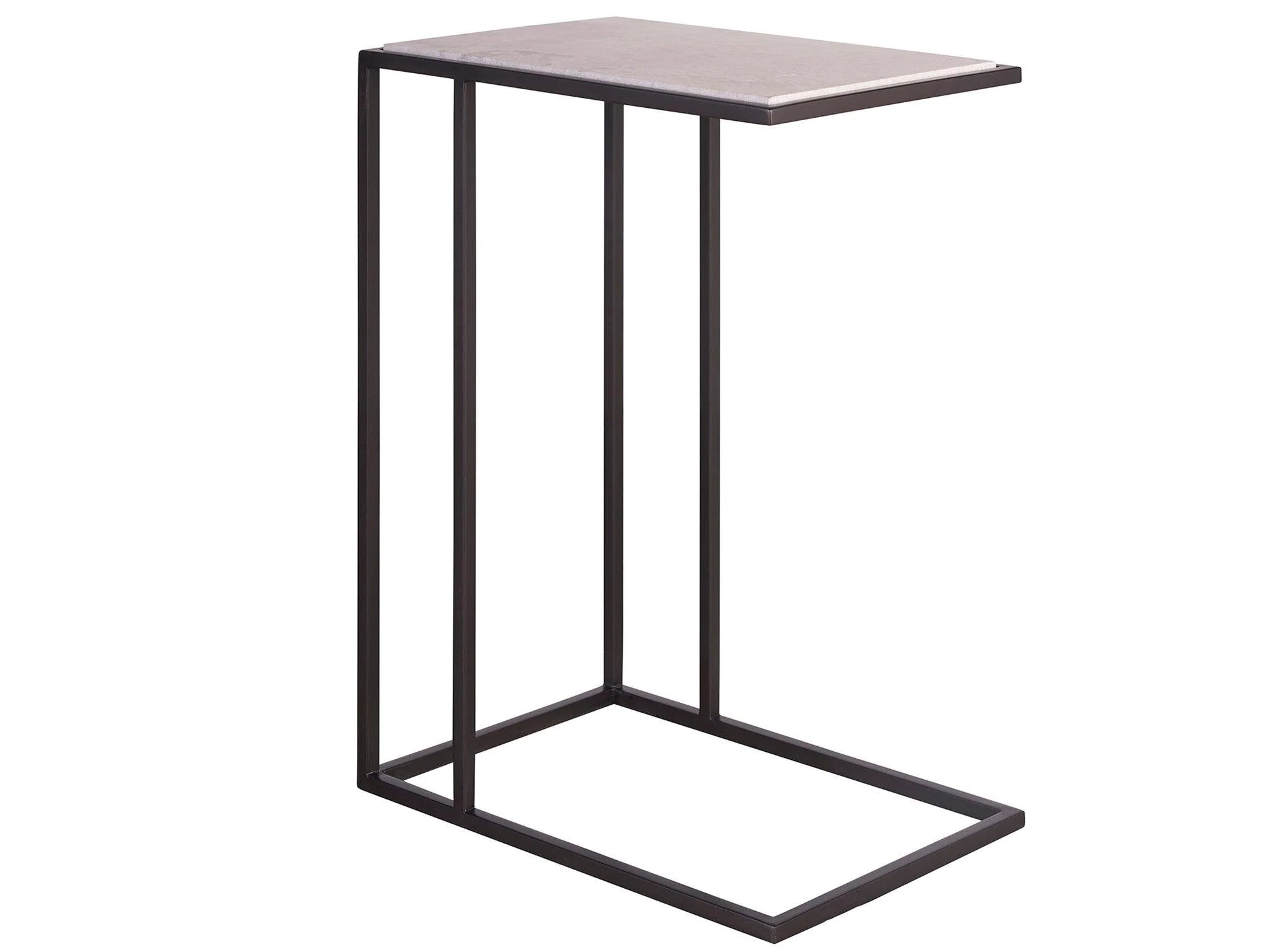 Coalesce Metal and Stone Drink Table - Remutear