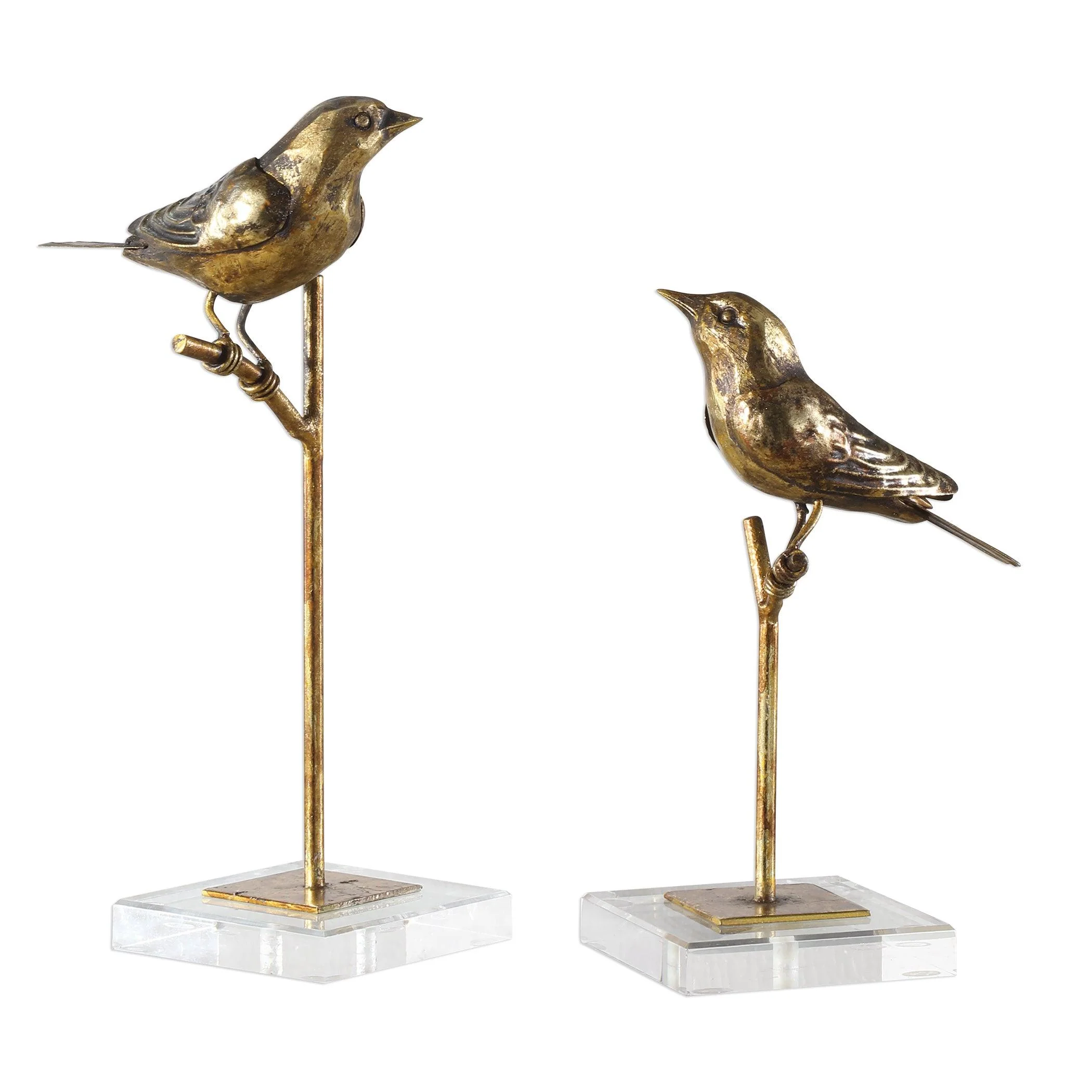 PASSERINES BIRD SCULPTURES SET OF 2 - Remutear